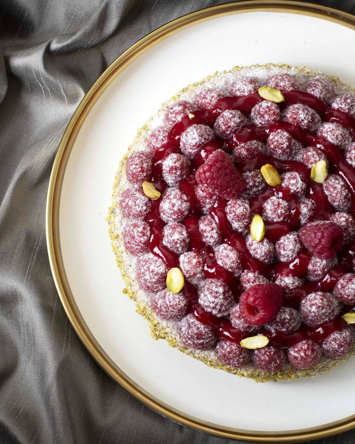Celebration coming up? The 6&quot; Jarmo is a guest favorite&mdash;delicate pistachio and bright raspberry in a perfectly shareable size.