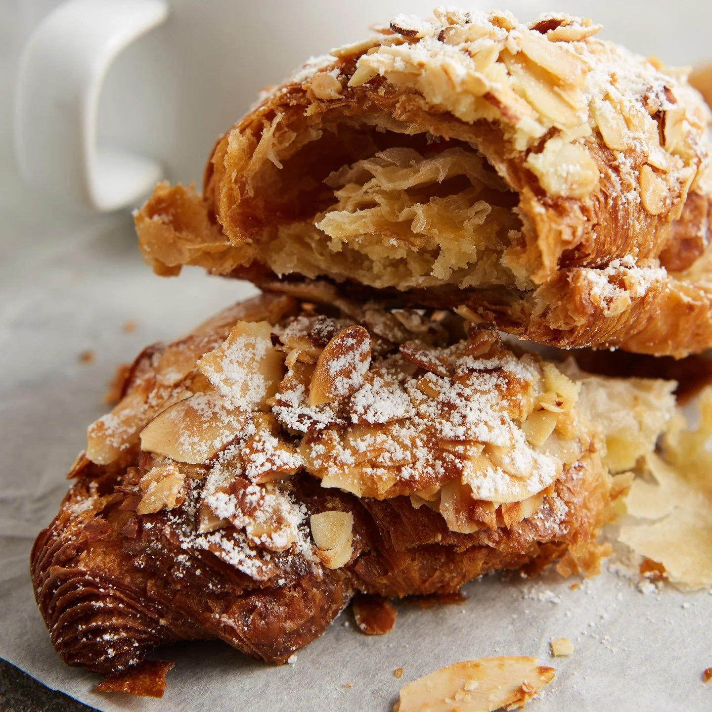 Our Almond Croissant is the definition of a classic. Flaky croissant layers, rich almond cream, and a dusting of powdered sugar.
A pastry this timeless never goes out of style. Come enjoy one fresh from the oven this week!