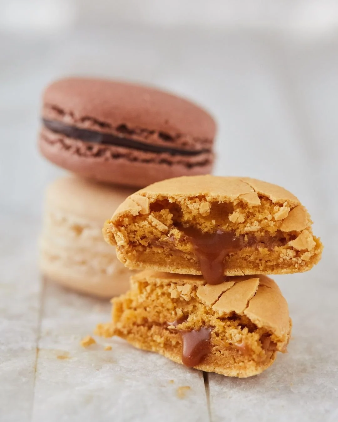 Tea time? Dessert table? Coffee break? We&rsquo;ve got you covered.
Our macarons make *any* moment feel special.