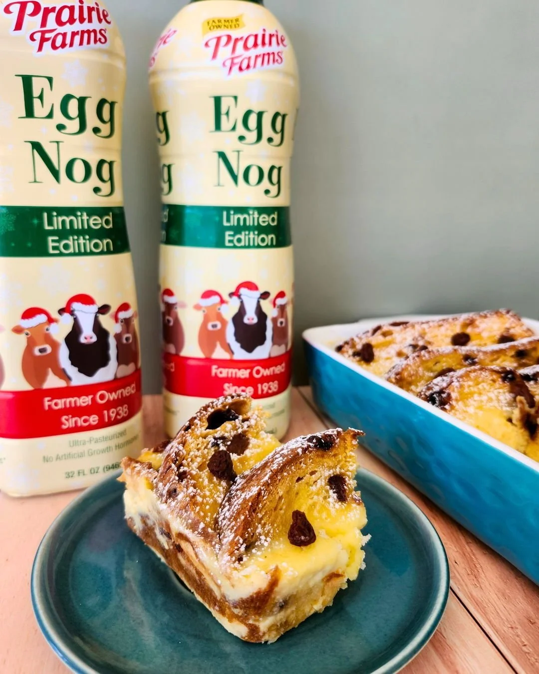 One of Chef Reid&rsquo;s favorite holiday staples? Egg Nog from @PrairieFarmsDairy. 
That&rsquo;s why he created this Egg Nog Panettone Bread Pudding recipe &mdash; a cozy dessert you&rsquo;ll want on repeat all season.

While you&rsquo;re picking up