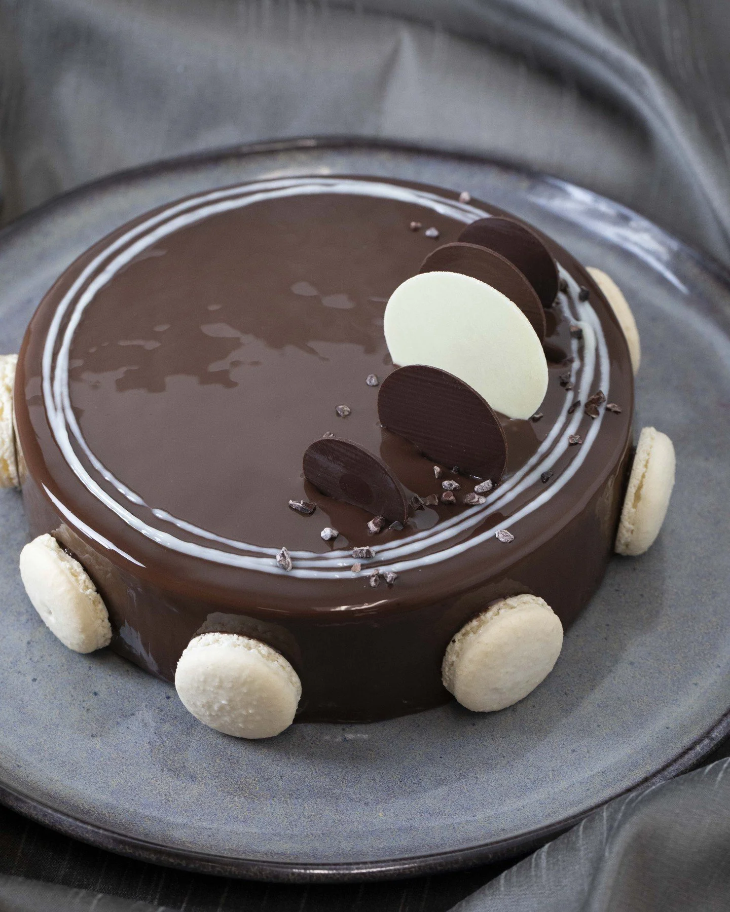 Today is the last day to place your New Year's pre-order! End the year on a high note with the Sambava: dark chocolate mousse, vanilla cr&egrave;me br&ucirc;l&eacute;e, hazelnut praline, and chocolate pain de g&ecirc;nes. Visit our website at nrbaker