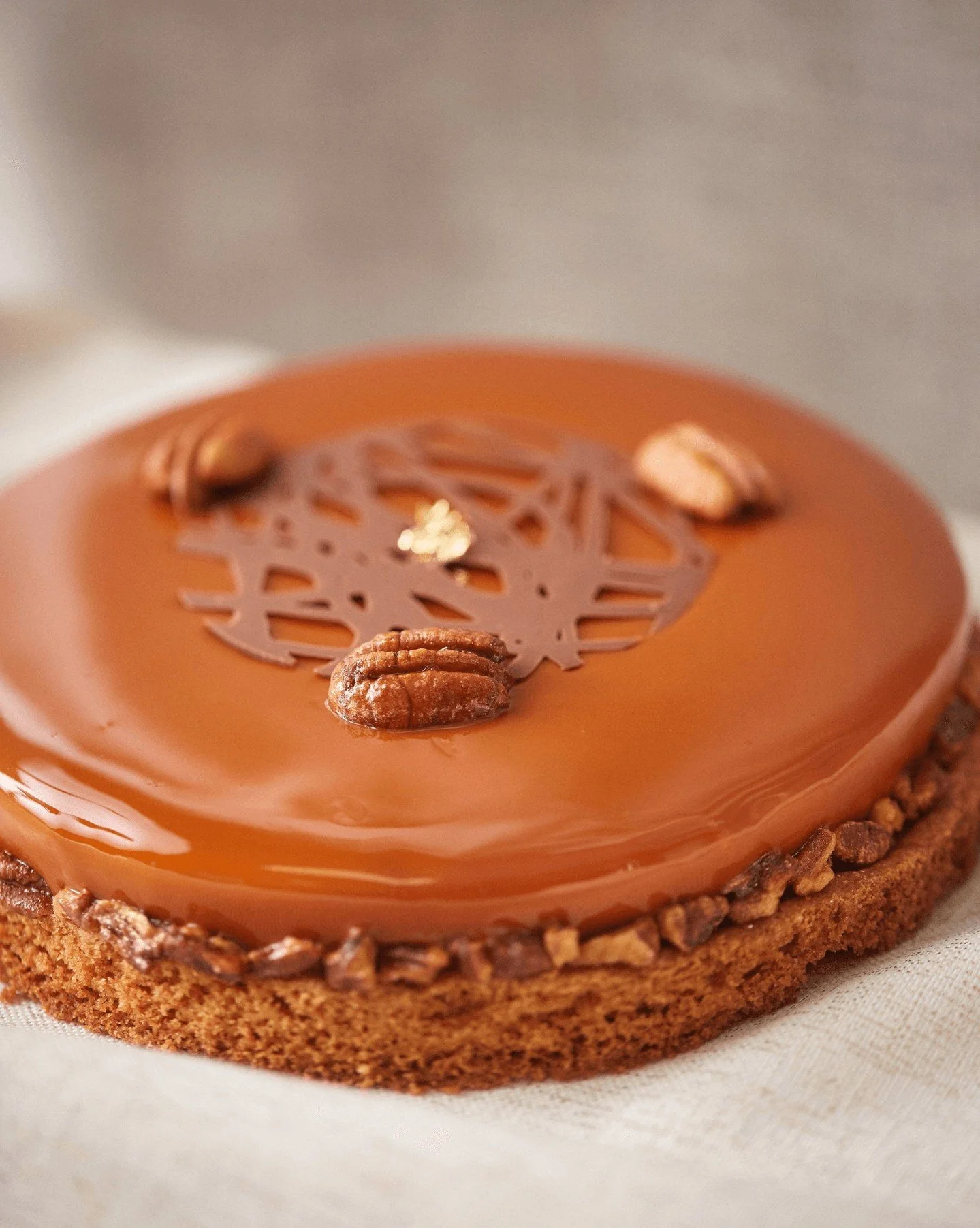 Make your weekend extra sweet with your favorite NRB cake, like the Amber: salted caramel mousse, sabl&eacute; Breton, and pecan caramel