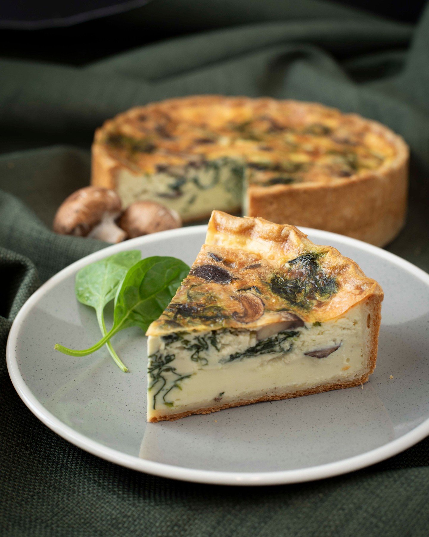 Let us handle Easter brunch this year.

Our Spinach Mushroom Quiche is made with a buttery, flaky crust and filled with saut&eacute;ed spinach, roasted cremini mushrooms, and a rich, savory egg custard. 

Easy to order in advance and reheat! Place yo