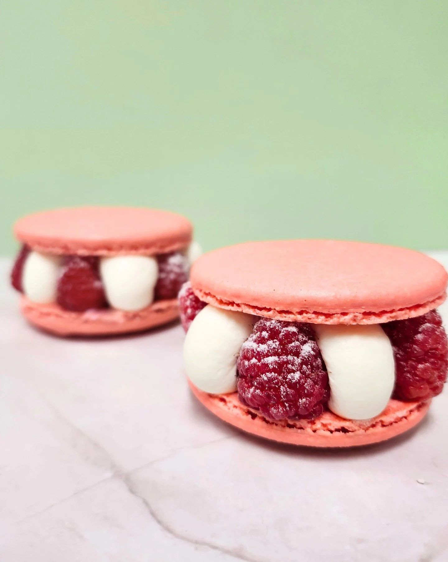 National Macaron Day is coming up this Friday! We're celebrating our favorite French cookie with seasonal 6- and 12-piece macaron boxes and our new Vernal macaron cake (French macaron, strawberry-rhubarb confit, white chocolate orange blossom Chantil