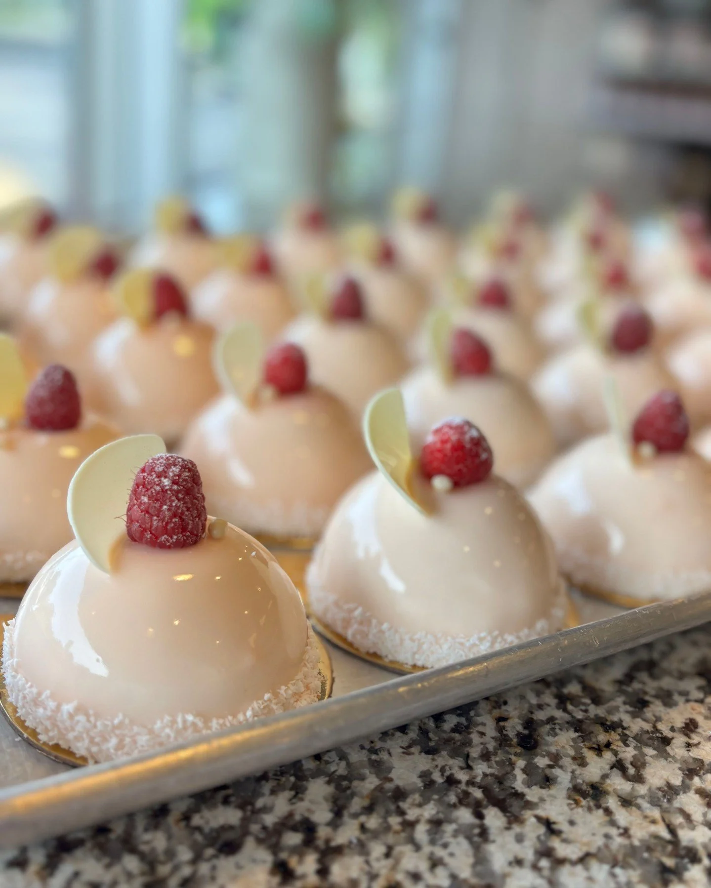 Nothing like a sweet treat to get through that midweek hump. 
Stop by today and grab something a little extra- like our Caia (vanilla bean mousse, summer berry compote, sour cream sponge), a box of macarons, or your go-to cookie.