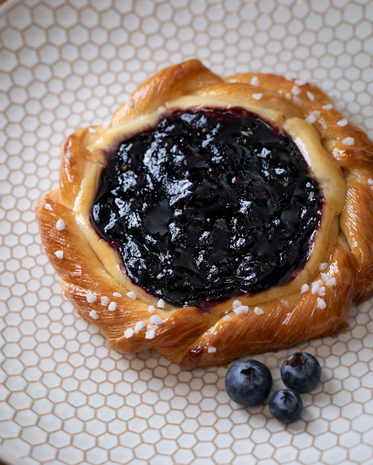 June&rsquo;s seasonal Danish, Blueberry Cream Cheese, is out now!

With flaky pastry, sweet blueberries, and tangy cream cheese filling, it&rsquo;s your morning coffee's new best friend.

Fillings and pastry all made in house and baked fresh every mo