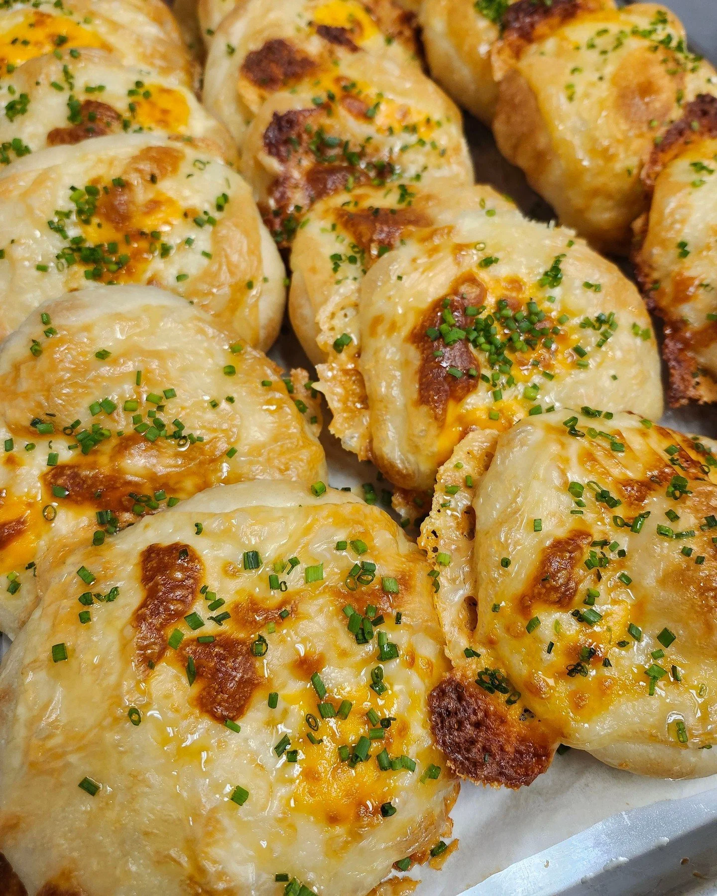 Four cheeses, one focaccia, zero regrets.

Our Four Cheese Honey Focaccia is baked with fontina, cheddar, Parmesan, and Gruy&egrave;re, then finished with a drizzle of honey for the perfect balance of savory and sweet.
