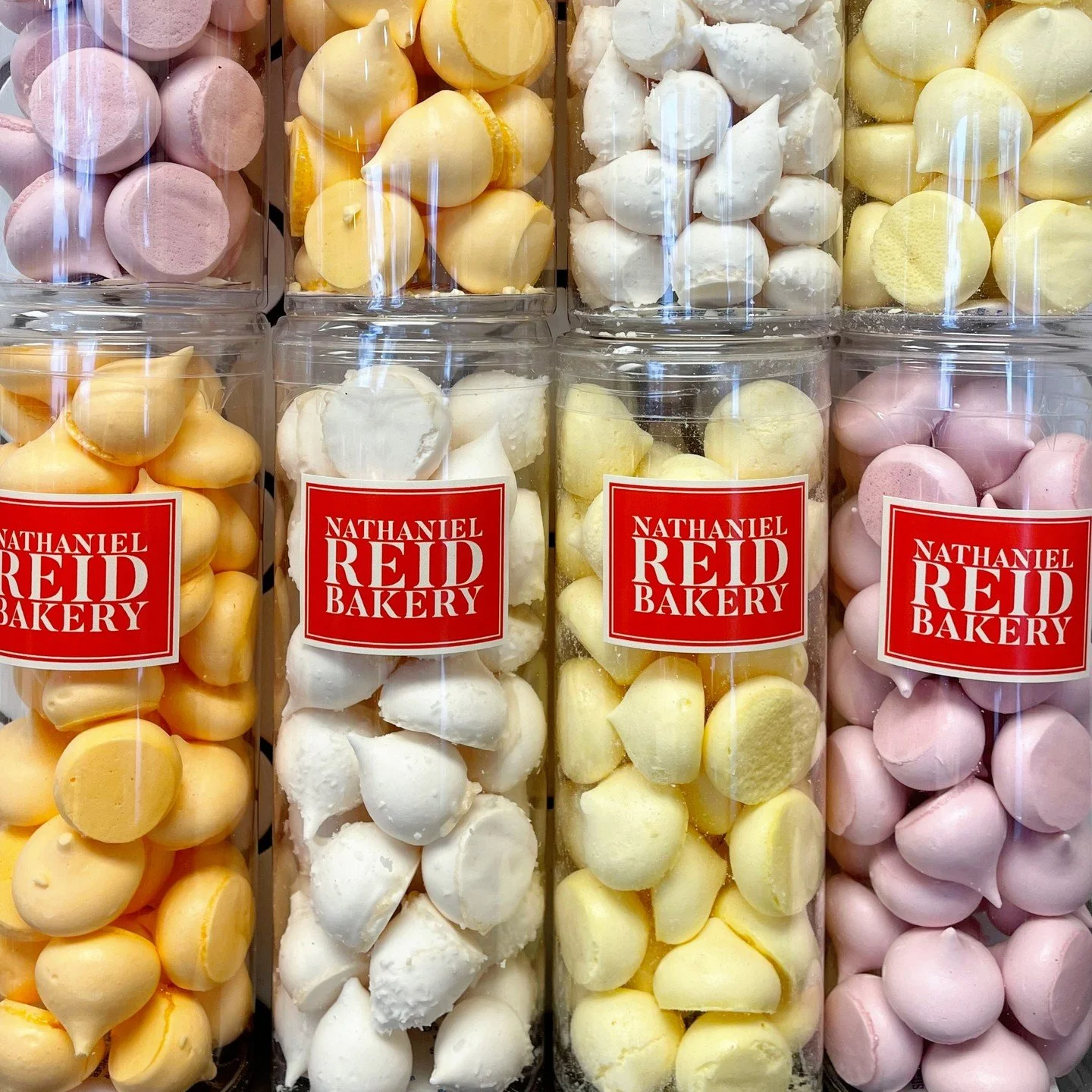 Our bite-size meringues are light, crisp, and perfectly poppable&mdash;packaged for easy snacking or gifting.

Available in:
🍫 Dark Chocolate Vanilla Bean
❤️ Raspberry
🥥 Toasted Coconut

Which is your favorite flavor?