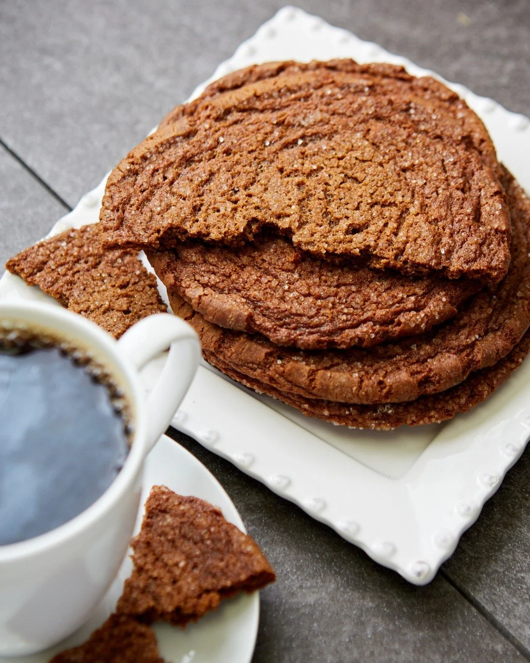 Our Gingersnap is back! 

Warm spices, crispy edges, and a chewy sweet center, this familiar favorite is back for the cooler months.