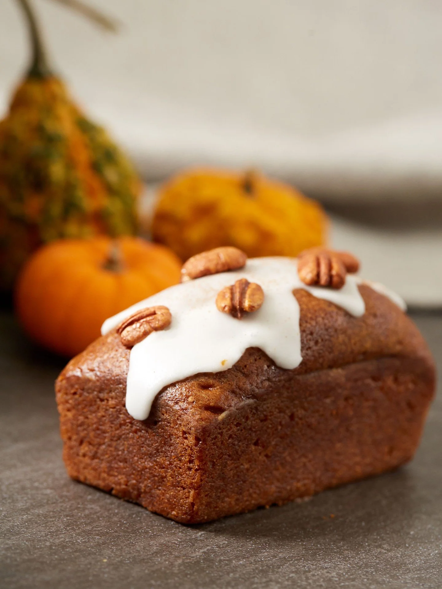 It's official-- pumpkin spice season has reached the bakery 🎃

Our Spiced Pumpkin Pound Cake finished with cider glaze and caramelized local pecans is available in-store now. Enjoy a slice with your morning coffee for the ultimate PSL experience.