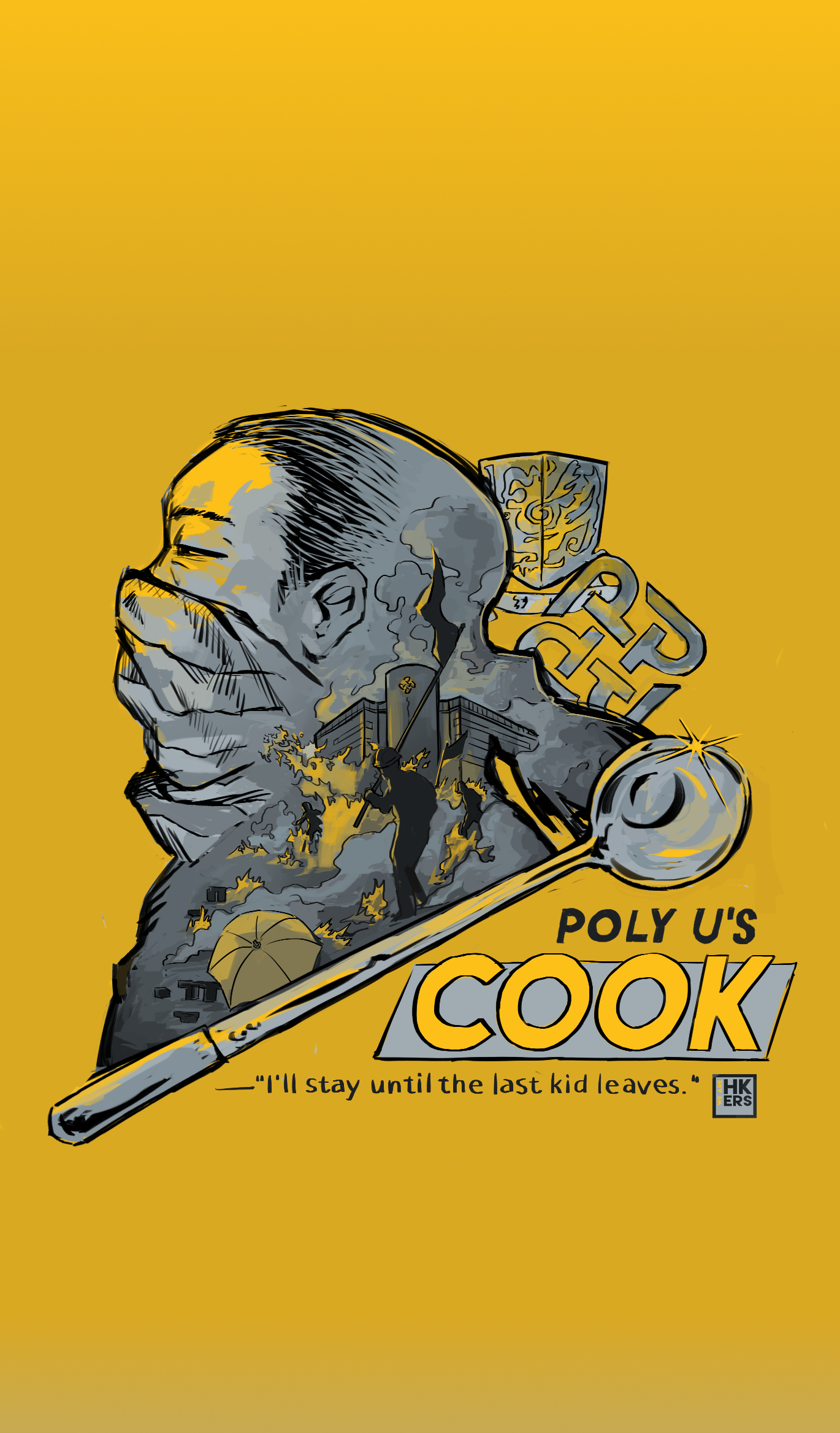 Poly U's Cook - “I’ll stay, as long as someone here needs me.”