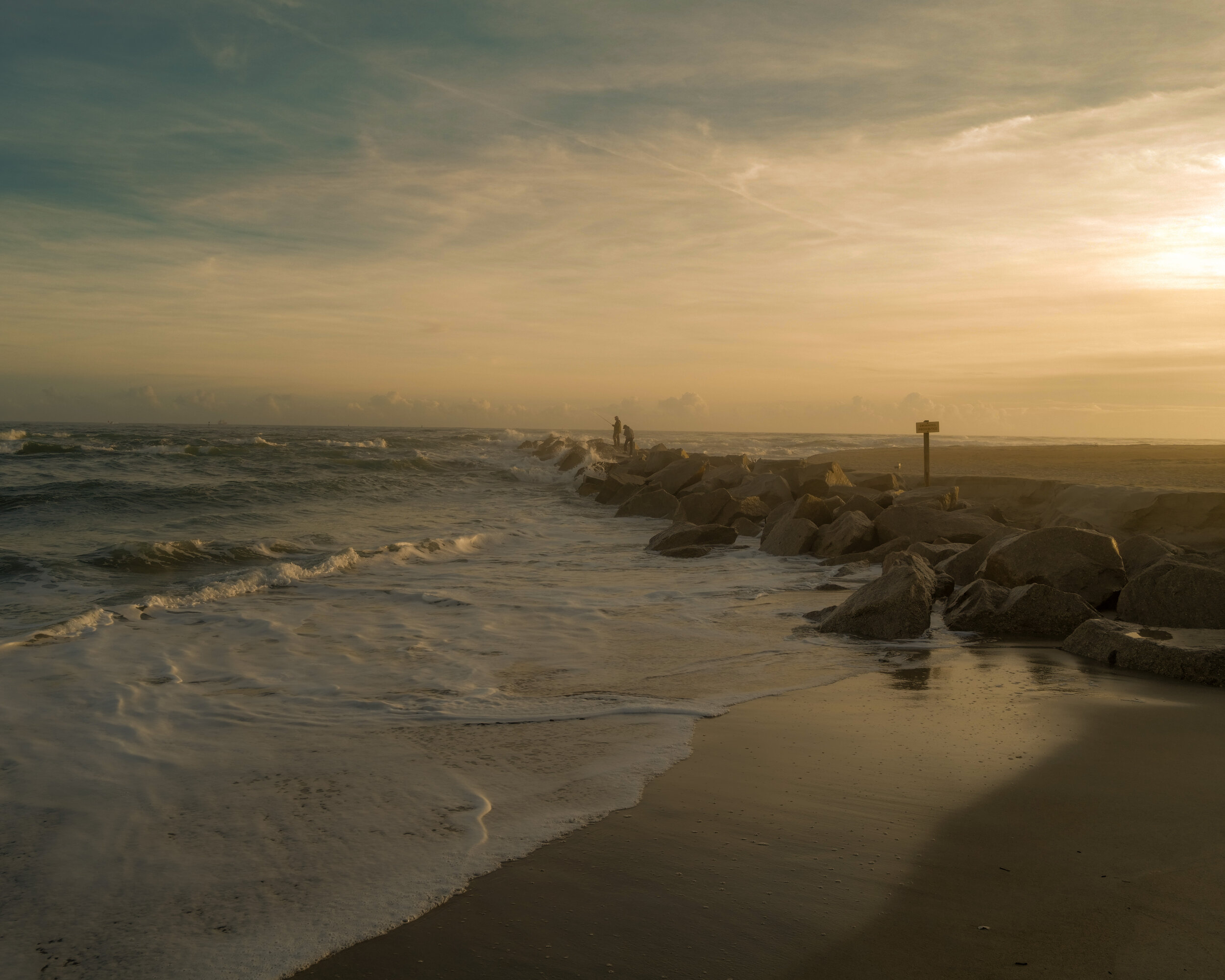 twilight jetty fishing