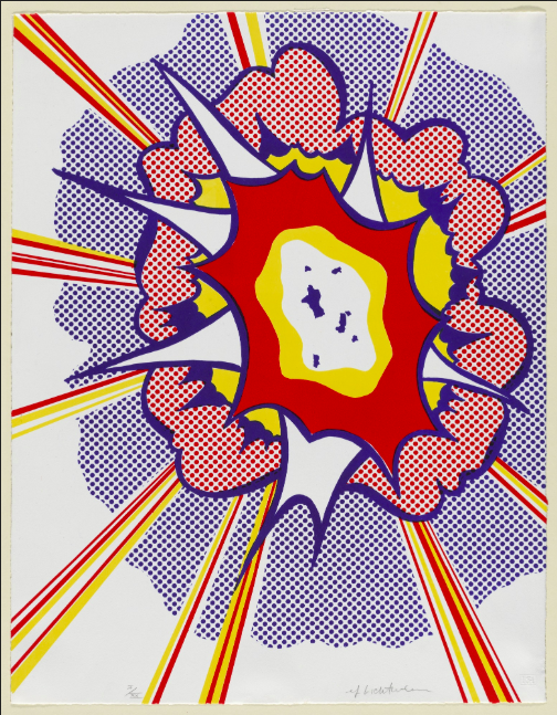 Explosion from 9, 1967, 版畫
