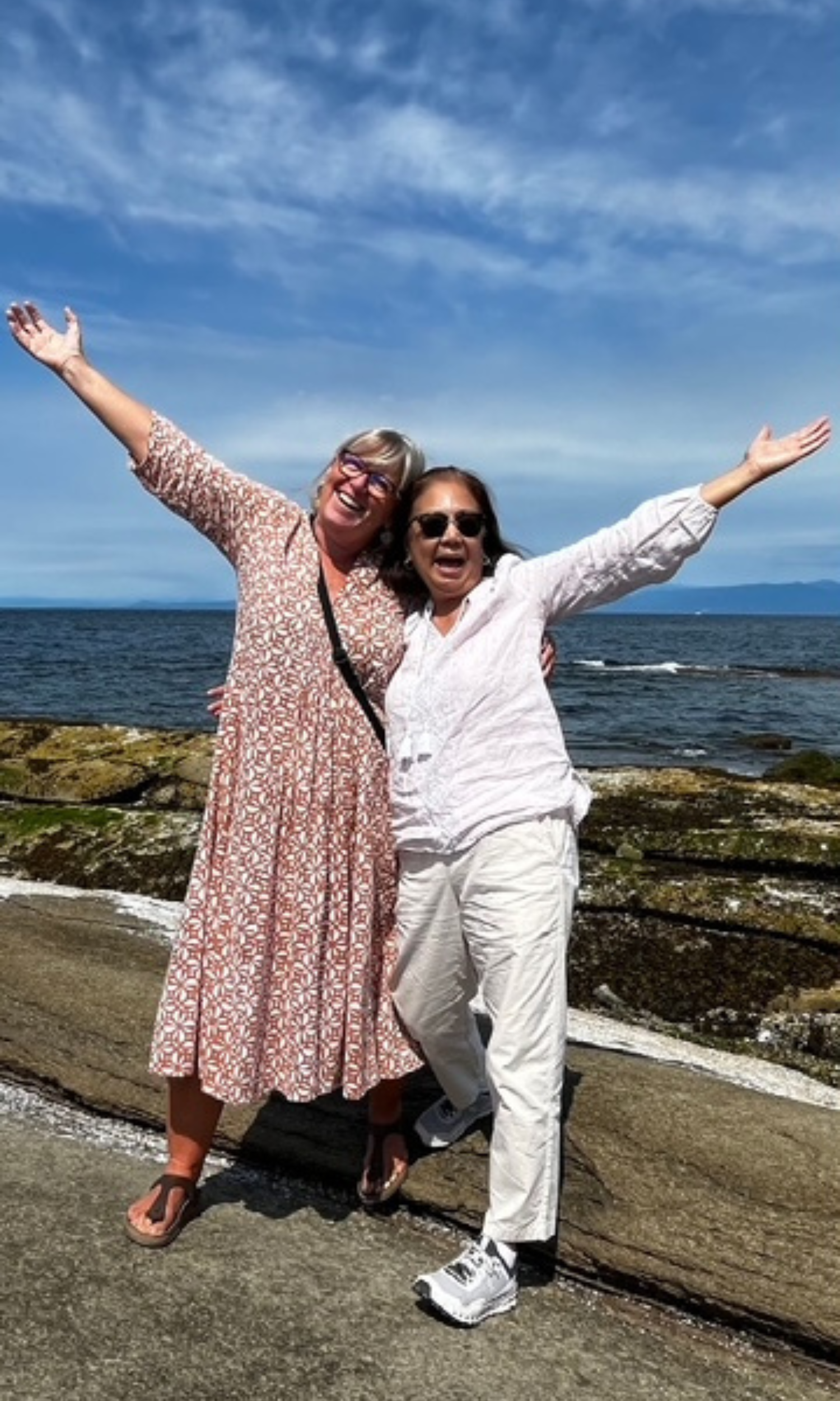 With my friend Ruby.