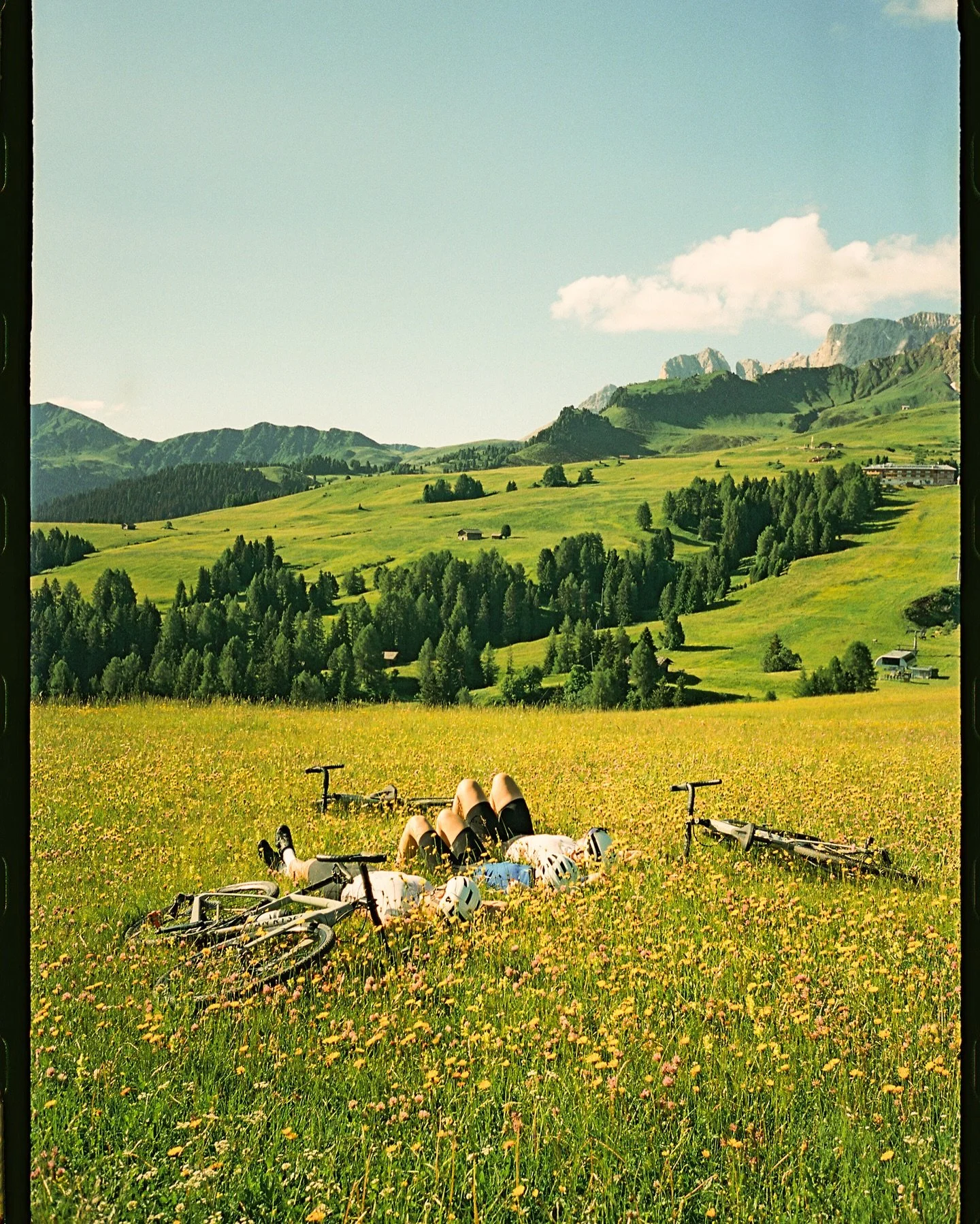 Morning gravel ride and wildflower appreciation for @van_rysel in the Dolomites earlier this summer

Mix of digital and film ✨