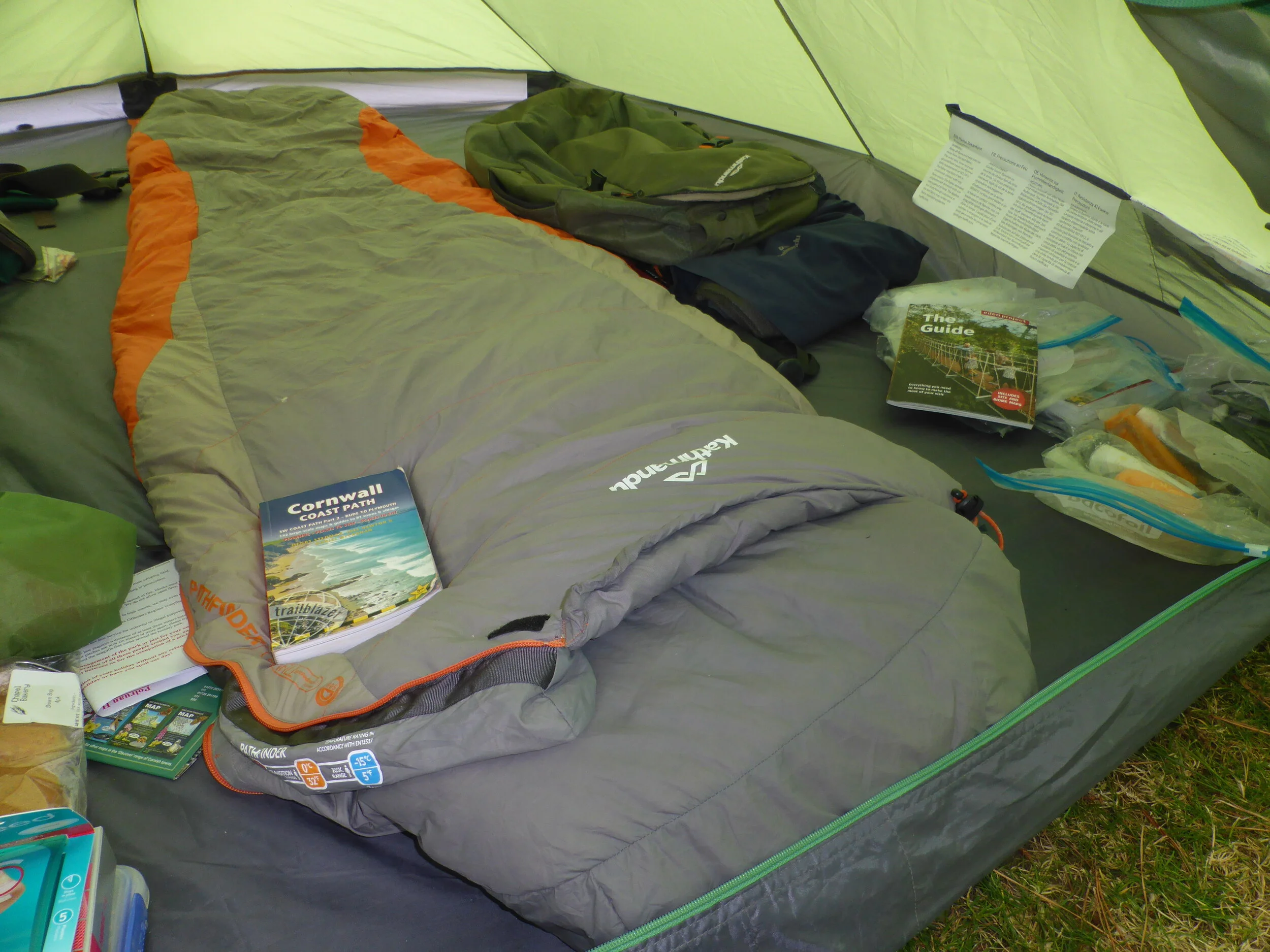 My tent and some gear. © Duncan Smith