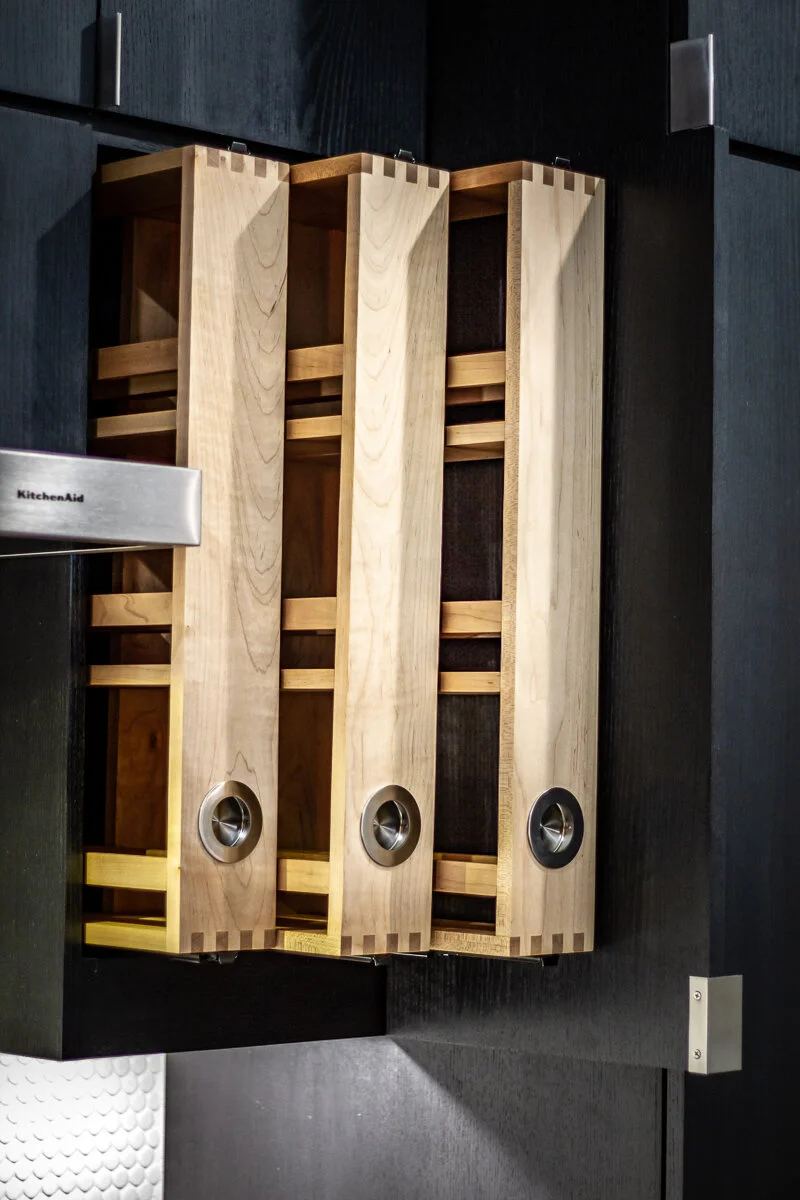 Finger Joint Maple Spice Rack
