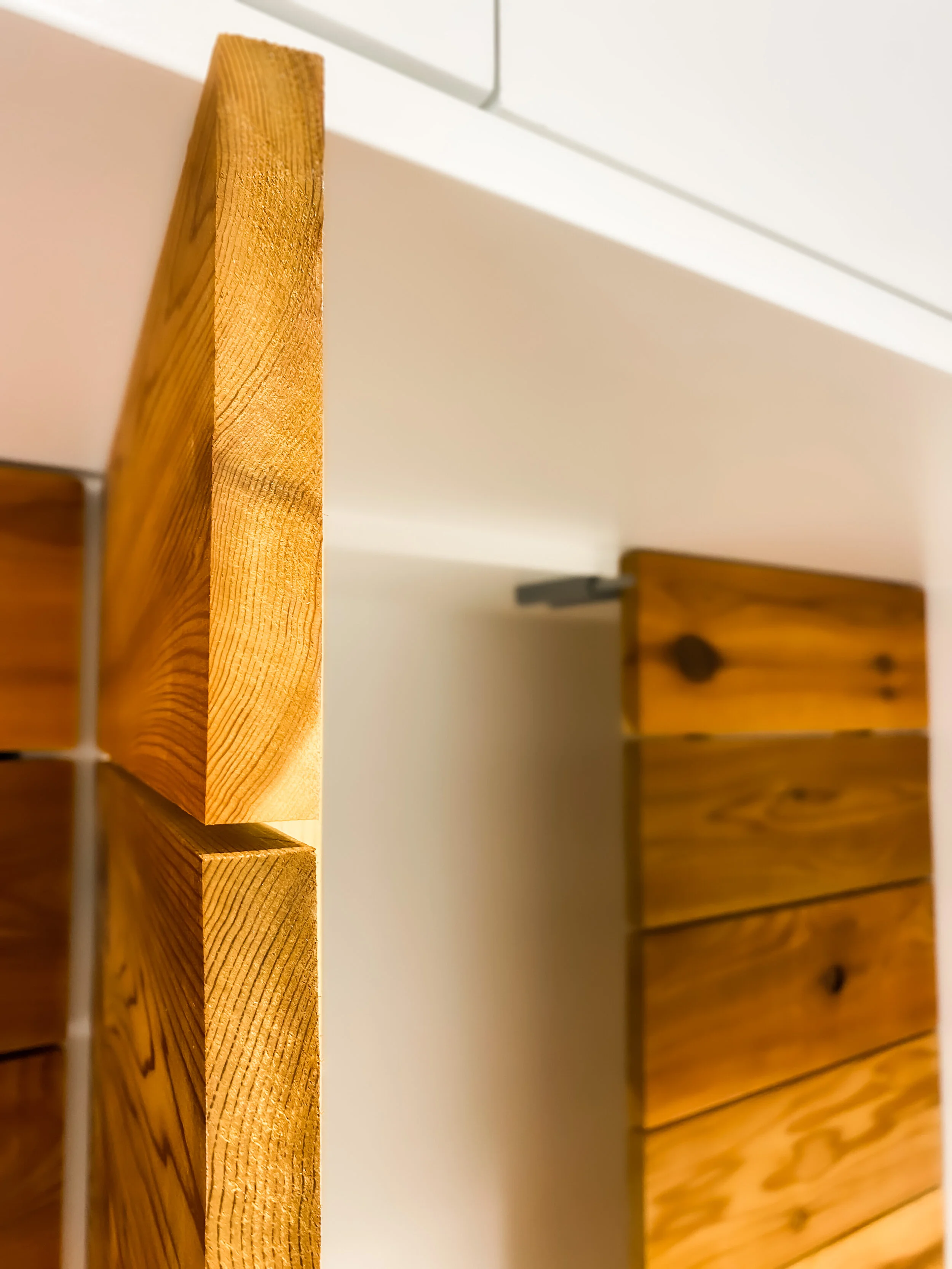 Cedar endgrain on doors for Entryway in Richardson TX by Three Trees Fine Carpentry.JPG