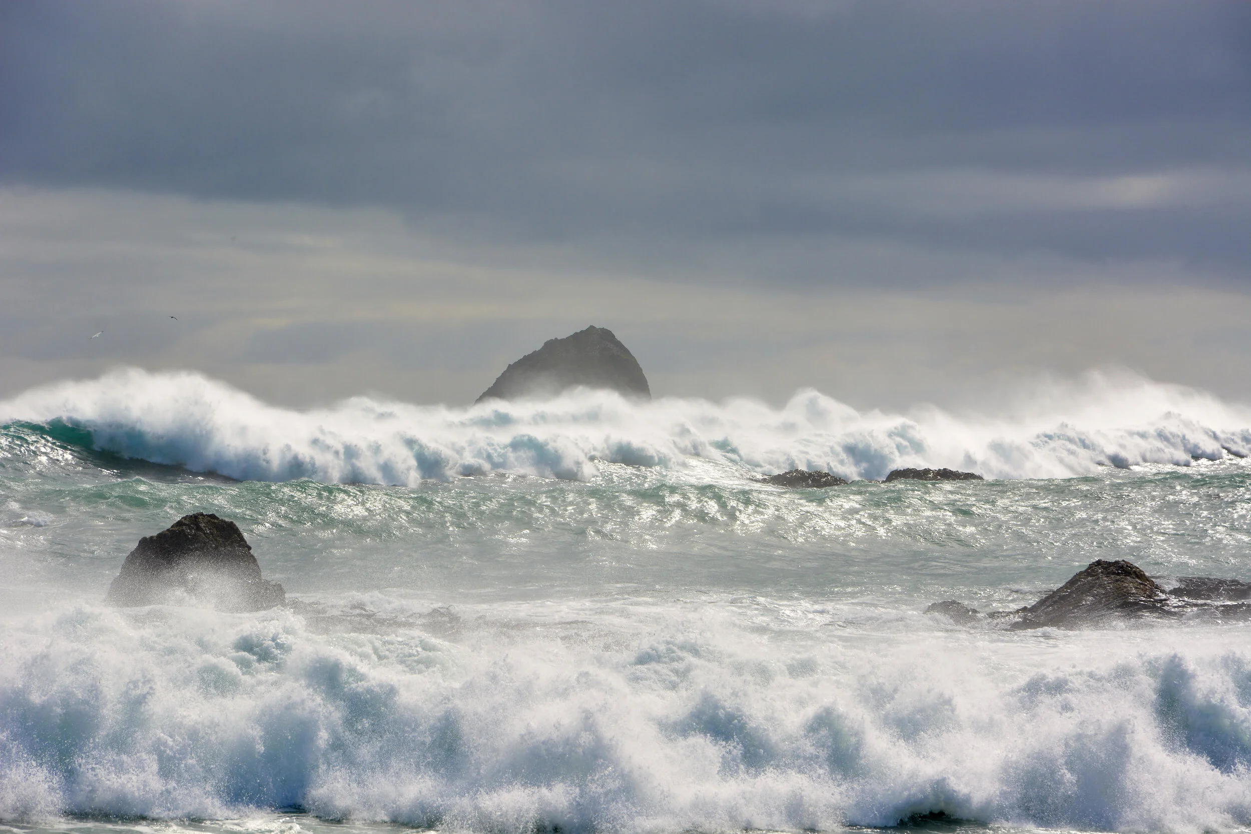M258 - Another Stormy day in Hasselborough Bay - March 2014