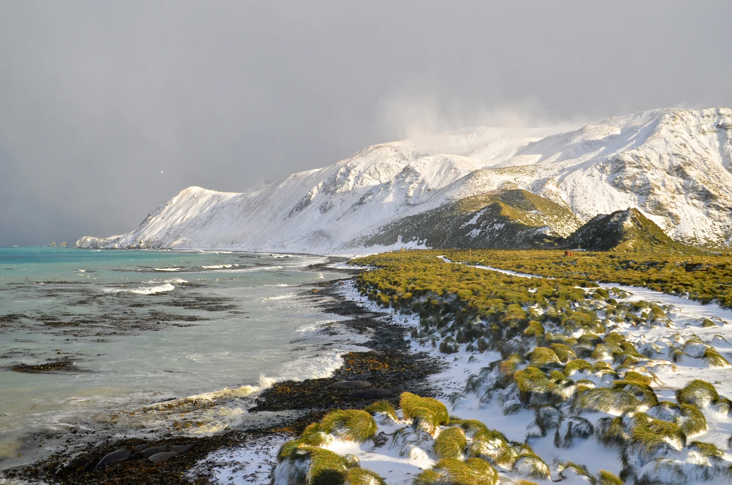M164 - View down the east coast on a stormy winters day - July 2013