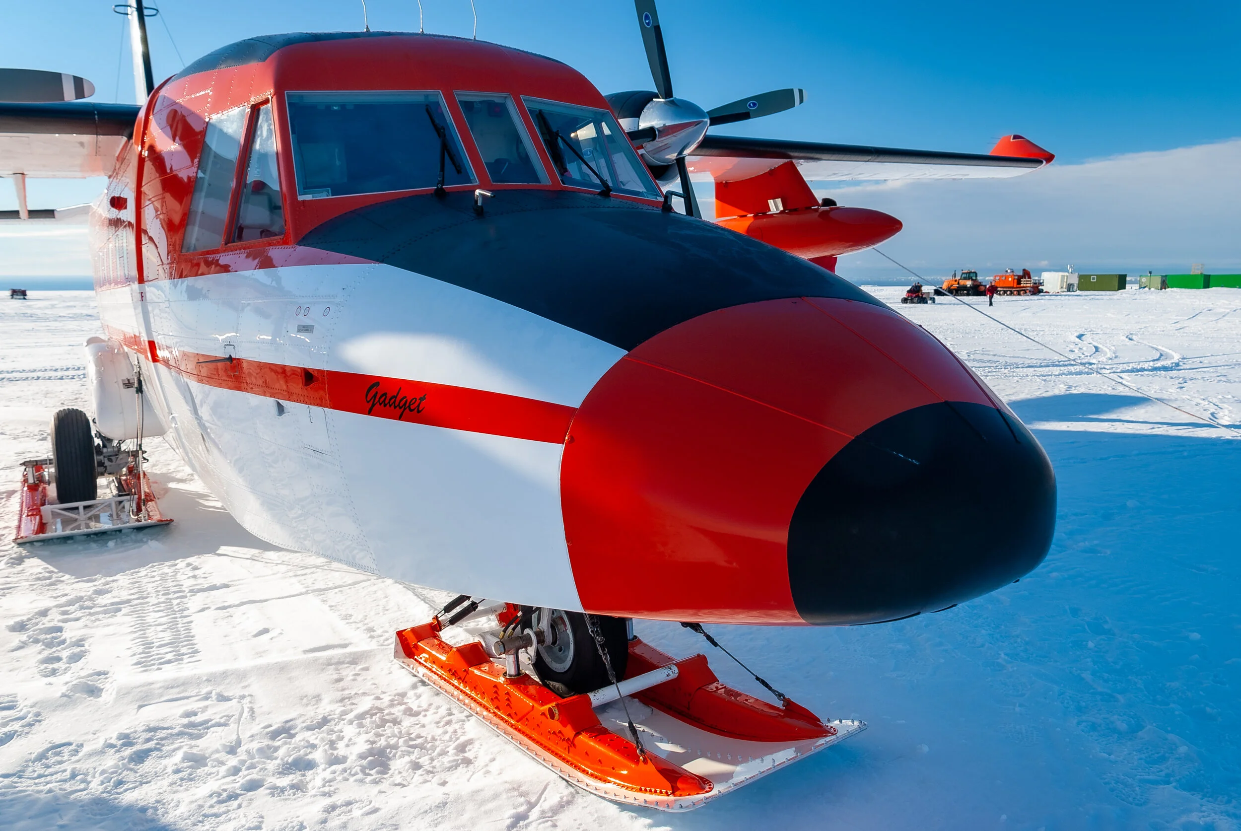 3 - Inaugural  flight of the Airbus A319 to and from Wilkins Runway