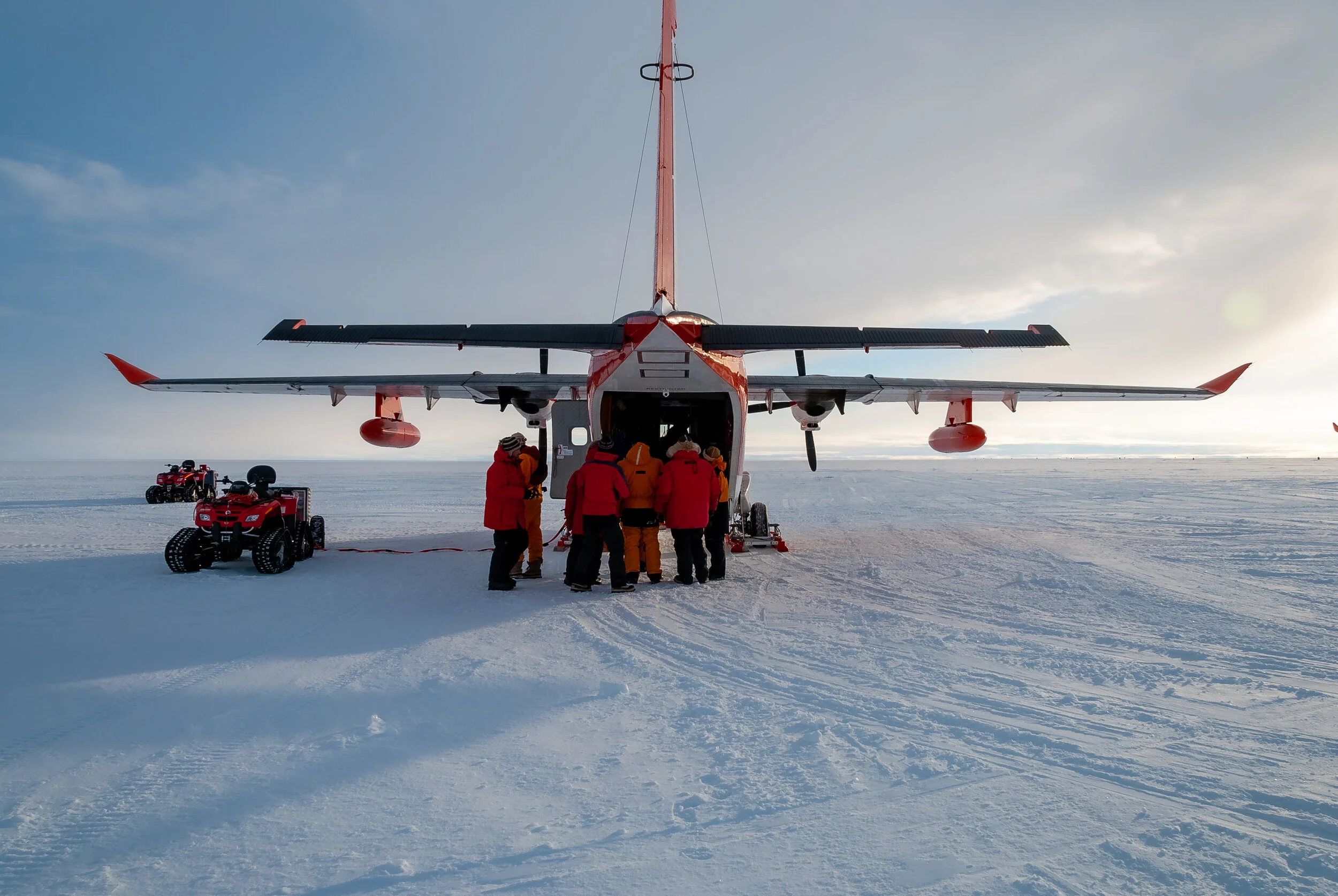 28 - Inaugural  flight of the Airbus A319 to and from Wilkins Runway