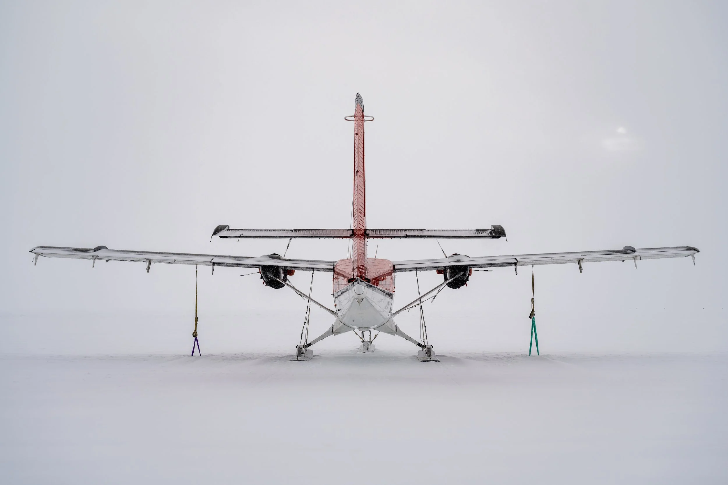C79 - Rear view of the Kenn Borek Twin Otter up at the Casey Skiway