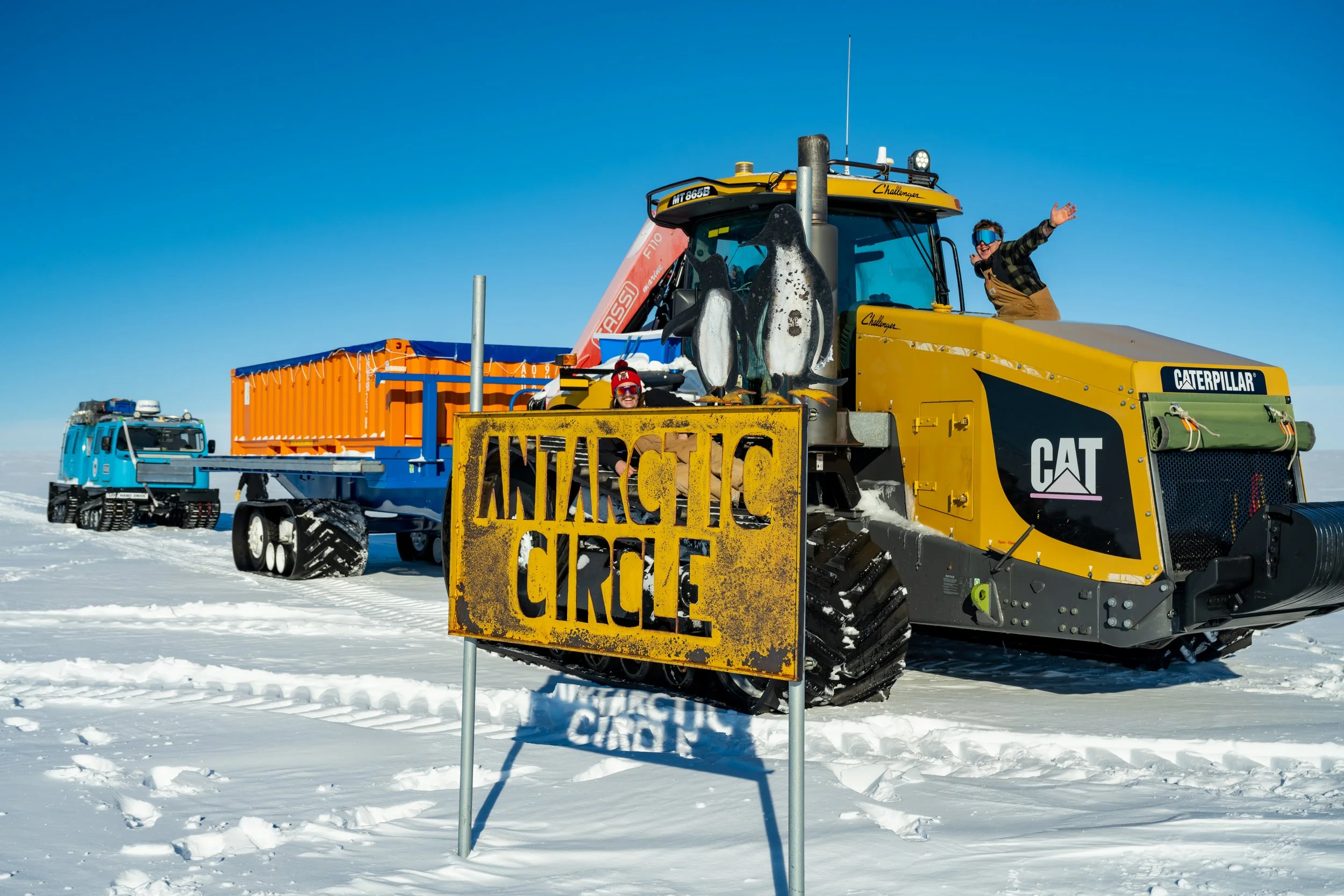 C111 - Crossing the Antarctic Circle after coming from Wilkins after the last flight of the summer.