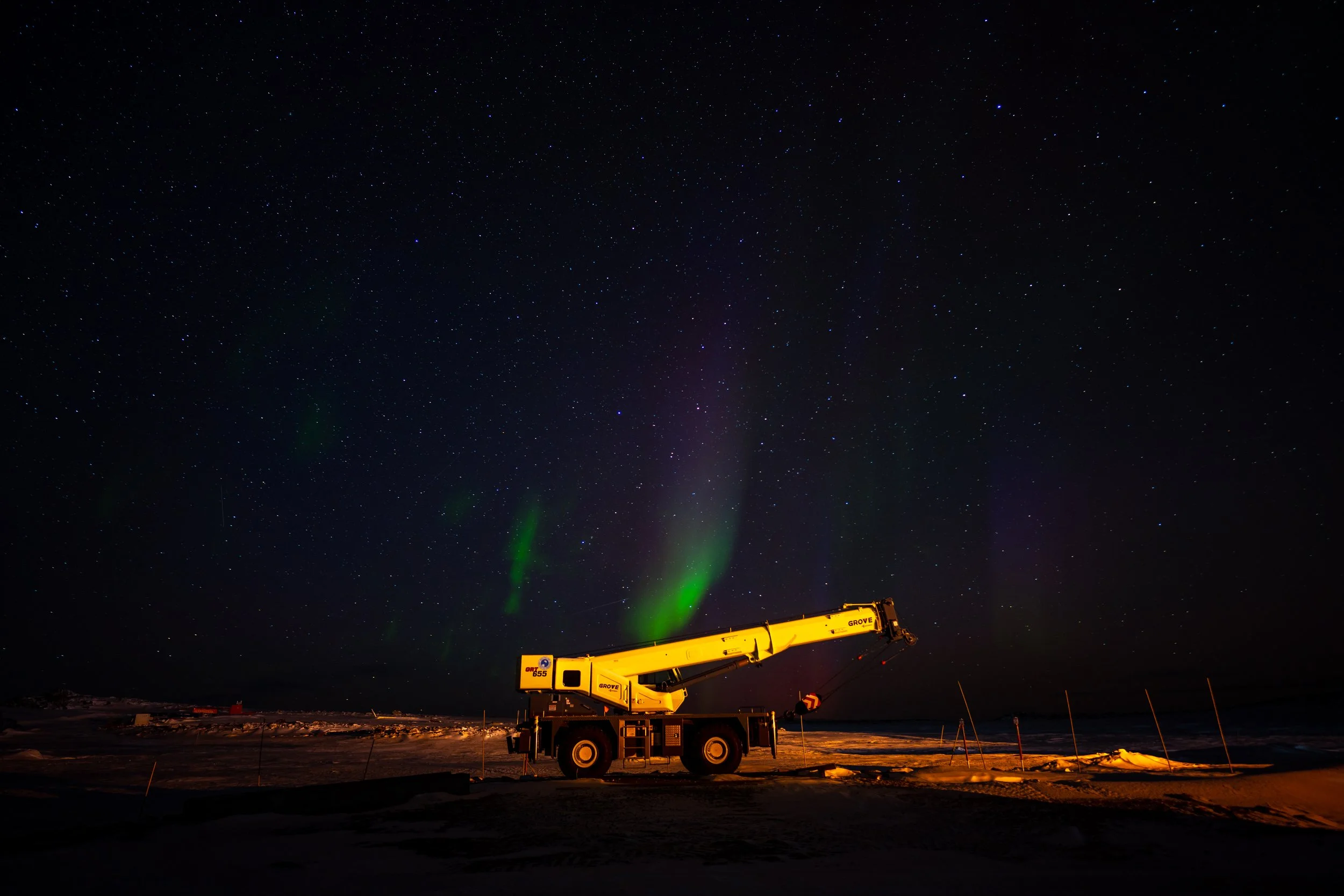 C117 - 31st of March at 9:56 pm - Aurora Australis to the northeast