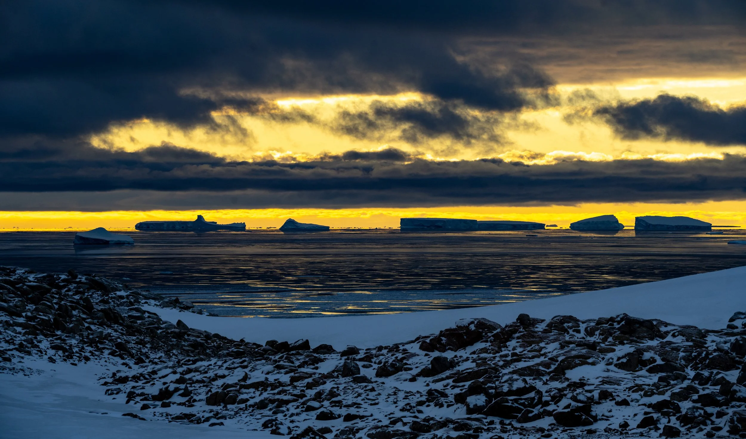 C151 - Sunset over Newcomb Bay