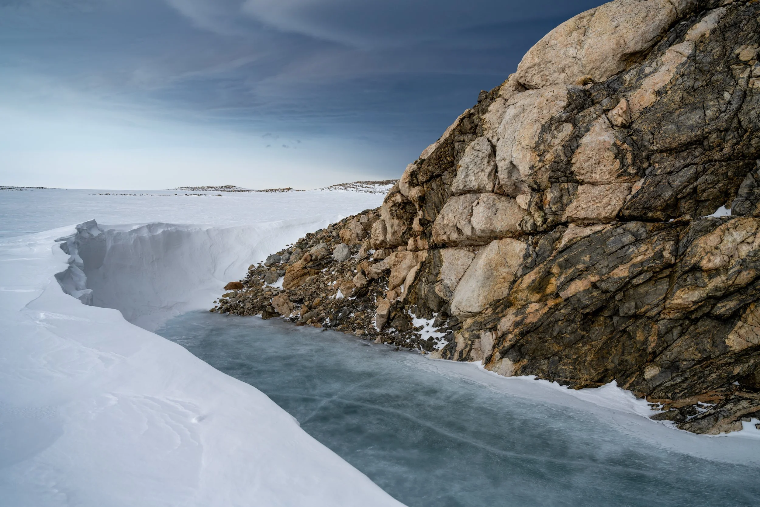 C153 - Amazing wind scour at Tiger Rock on the Mitchell Peninsula 