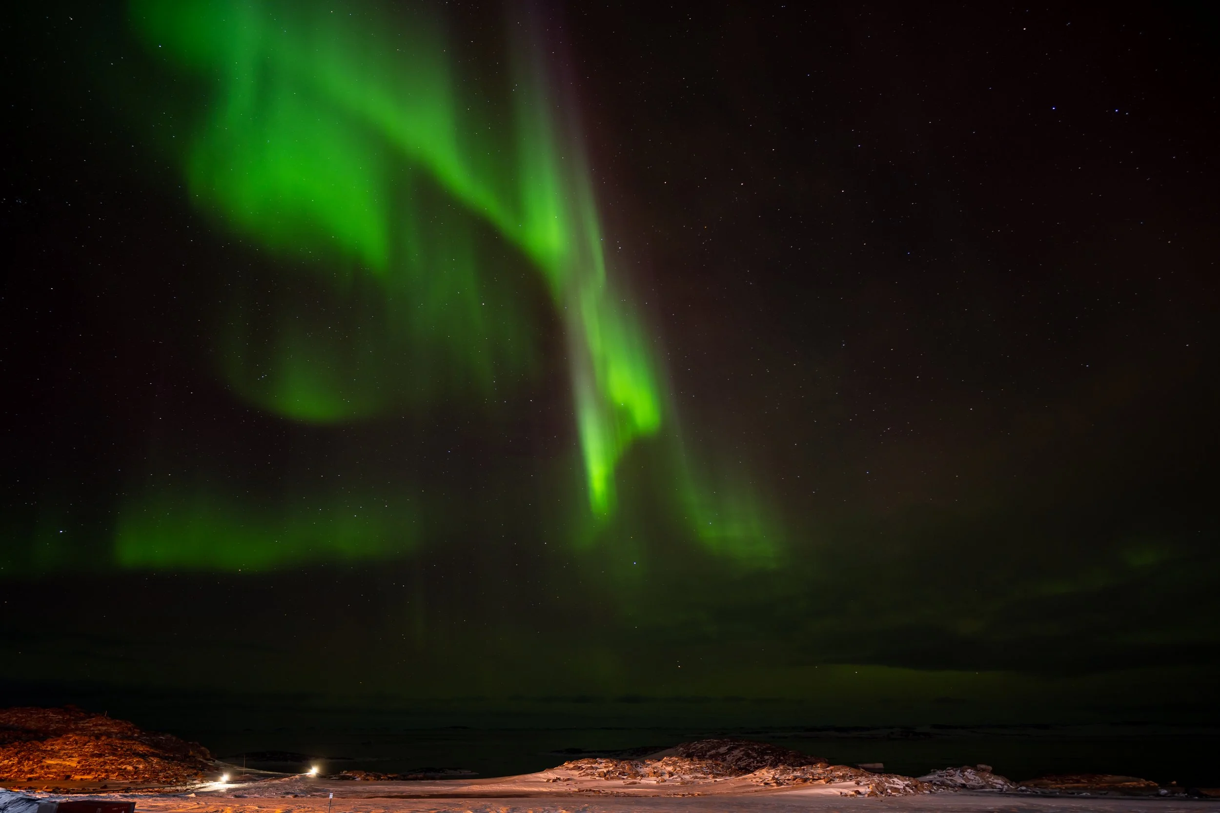C176 - 31st March 2022 10:51 pm - Aurora at Casey Station