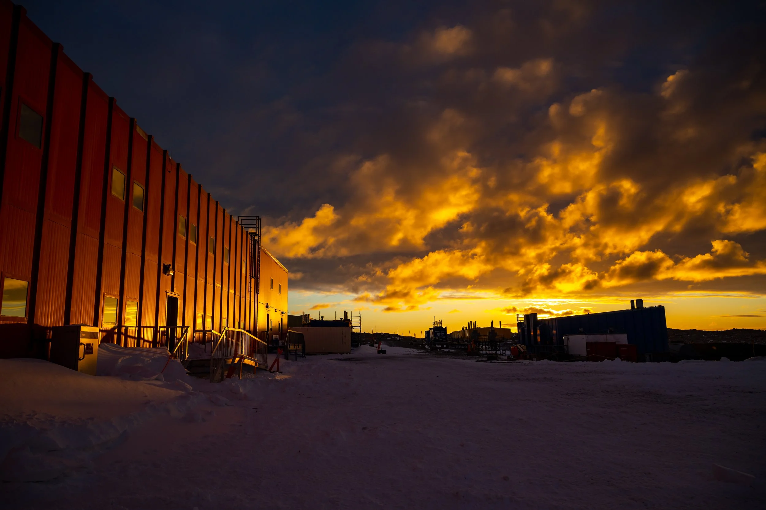 C197 - Sunset 5:23 pm 8th of April at Casey Station 
