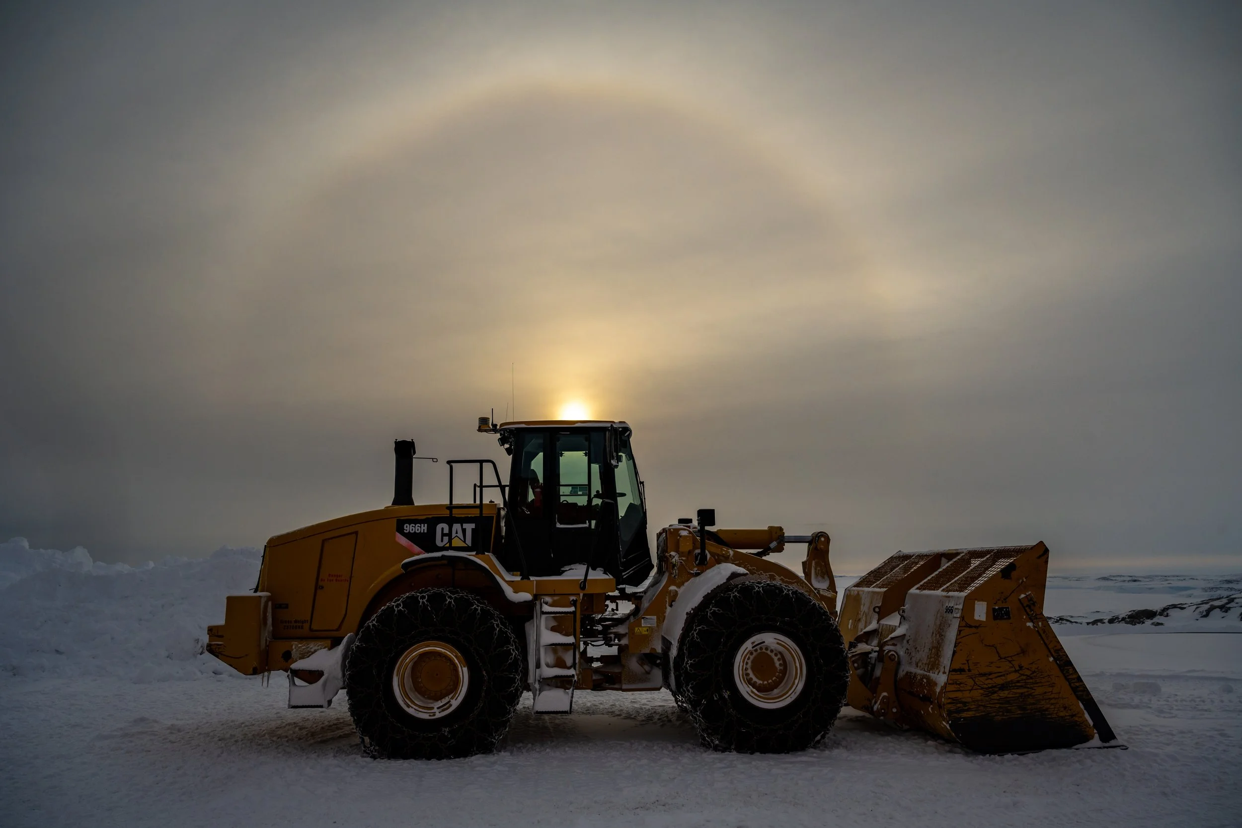 C226 - Solar halo to the north of Casey Station