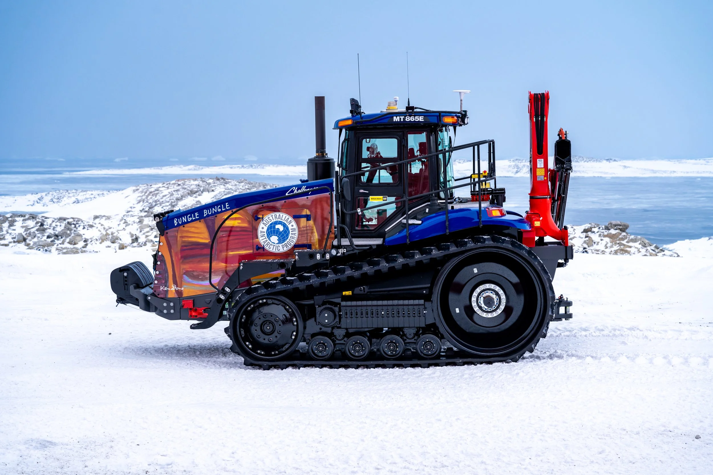 C245 - One of the new tractors which will be used for the Million Year Ice Core Project