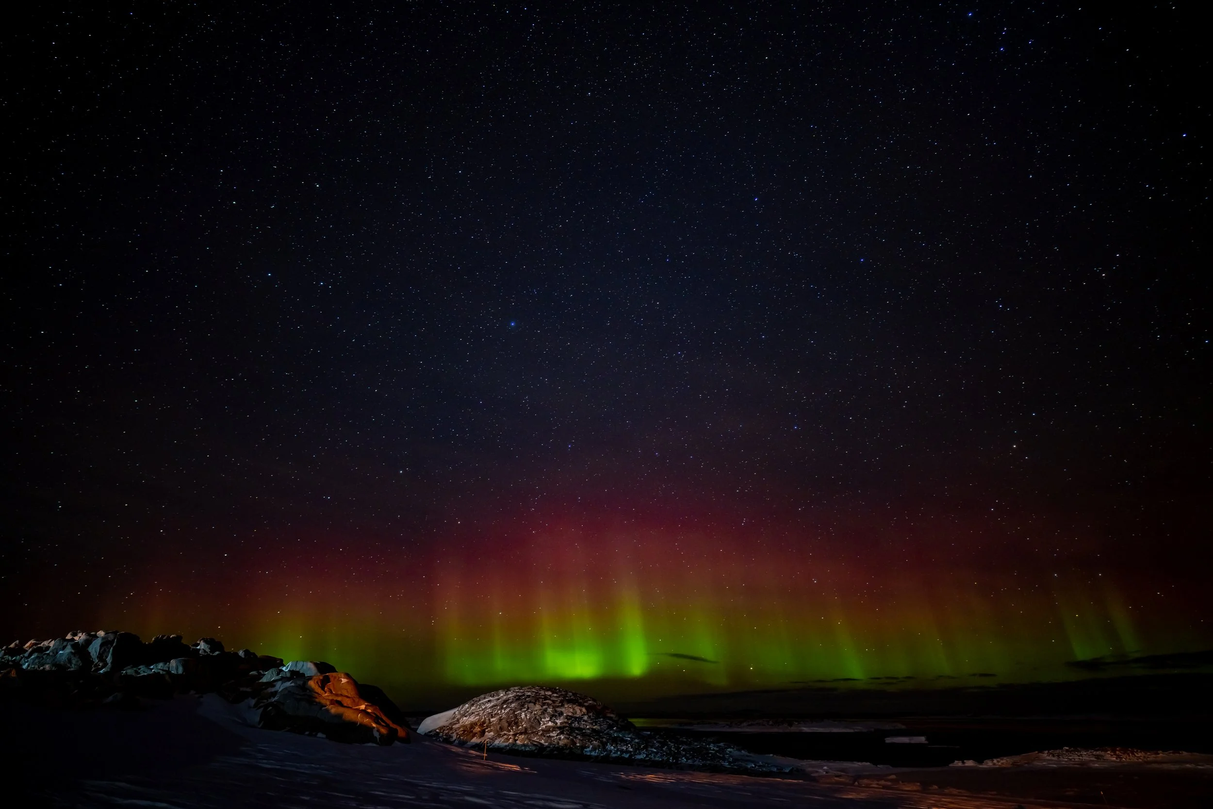 C258 - 28th 0f May 2022 12:10 am - Aurora to the north of Casey