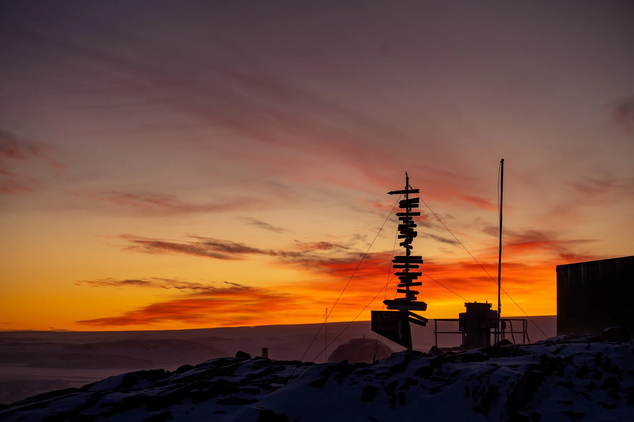 C289 - 3rd of May 2022 8:23 am - Sunrise at Casey Station 