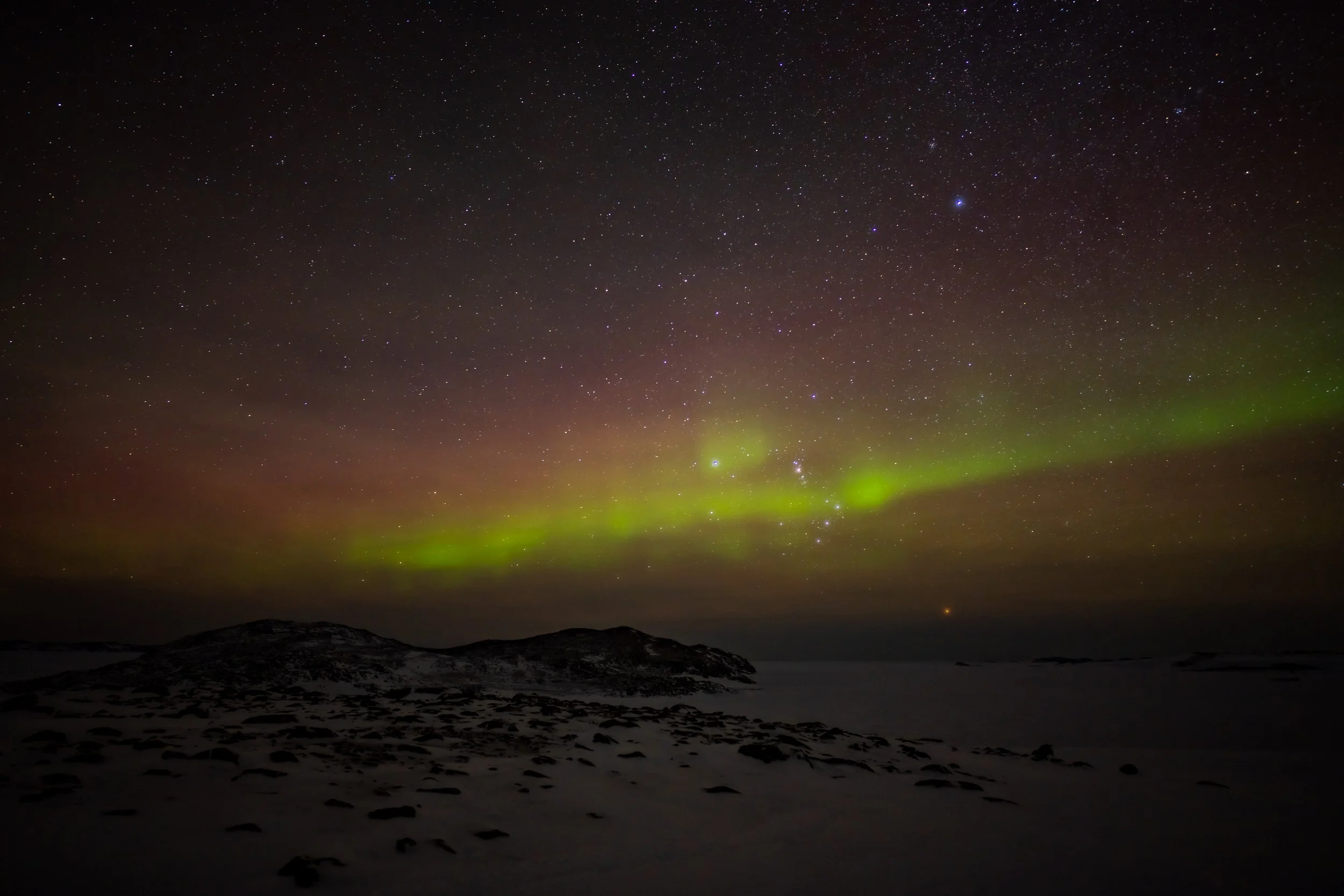 C290 - 7th of May 2022 7:52 pm - Aurora to the north of Robbos hut