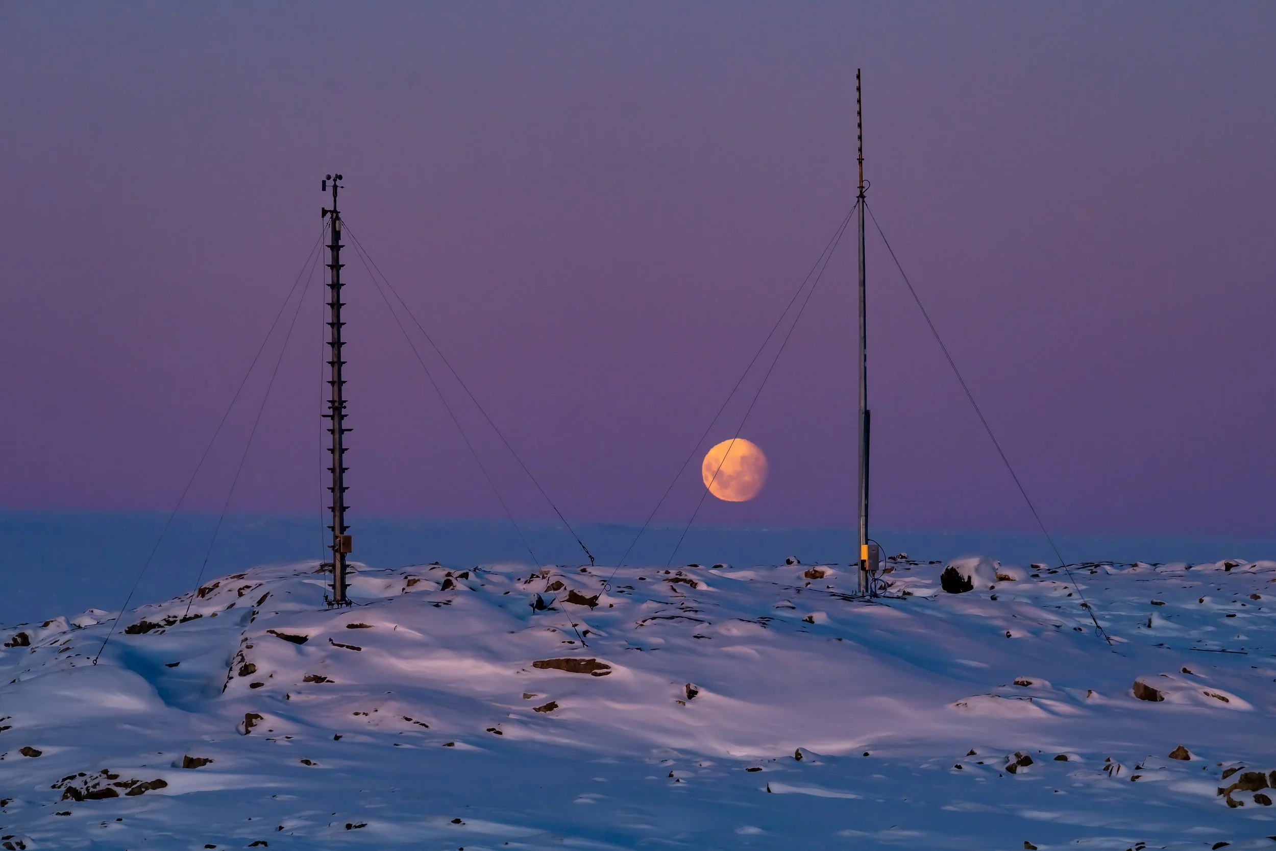 C343 - 12th of June 1:57 pm - pastel colour of Dusk with moon on the southern horizon