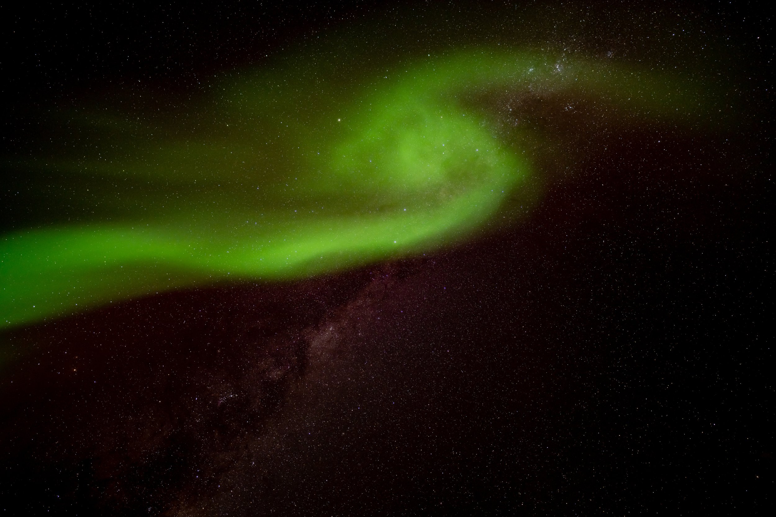 C348 - 25th of June 8:32 pm - Aurora directly overhead