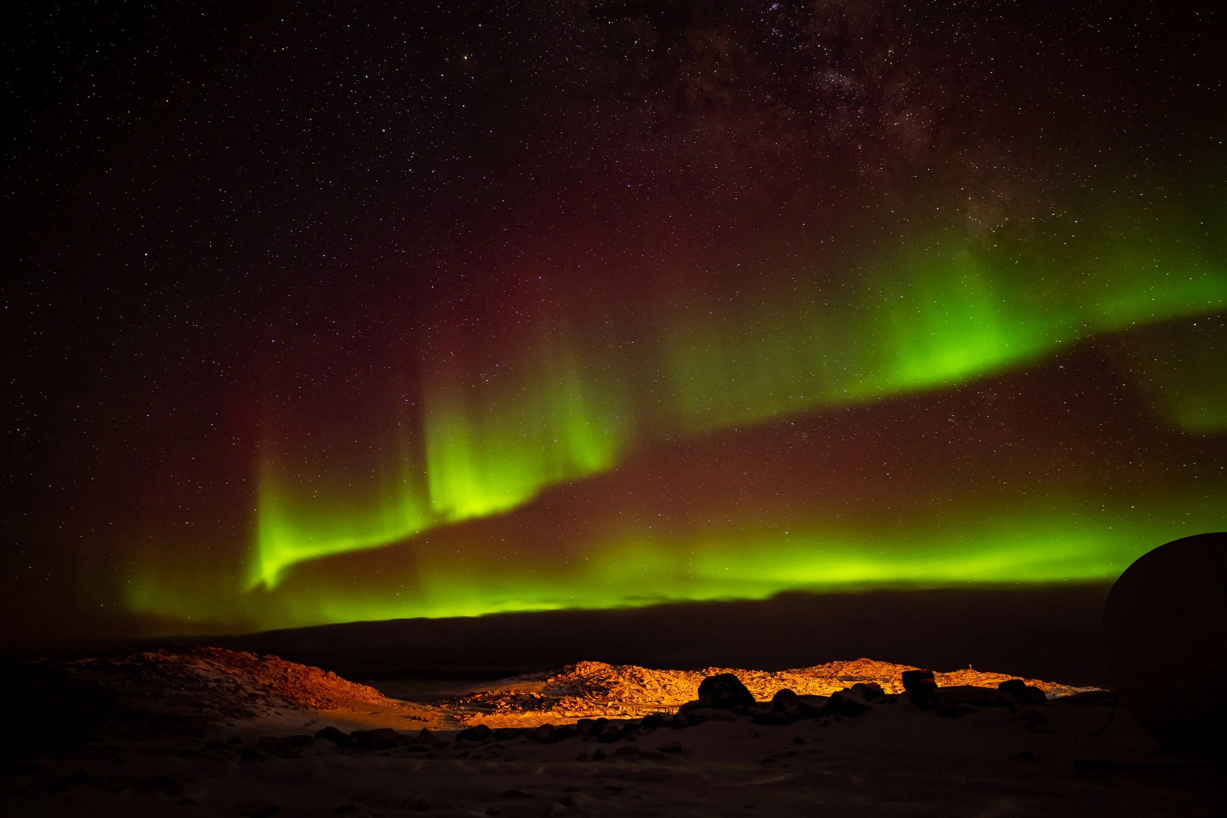 C376 - 22nd of June 1:26 am - Amazing Aurora to the north
