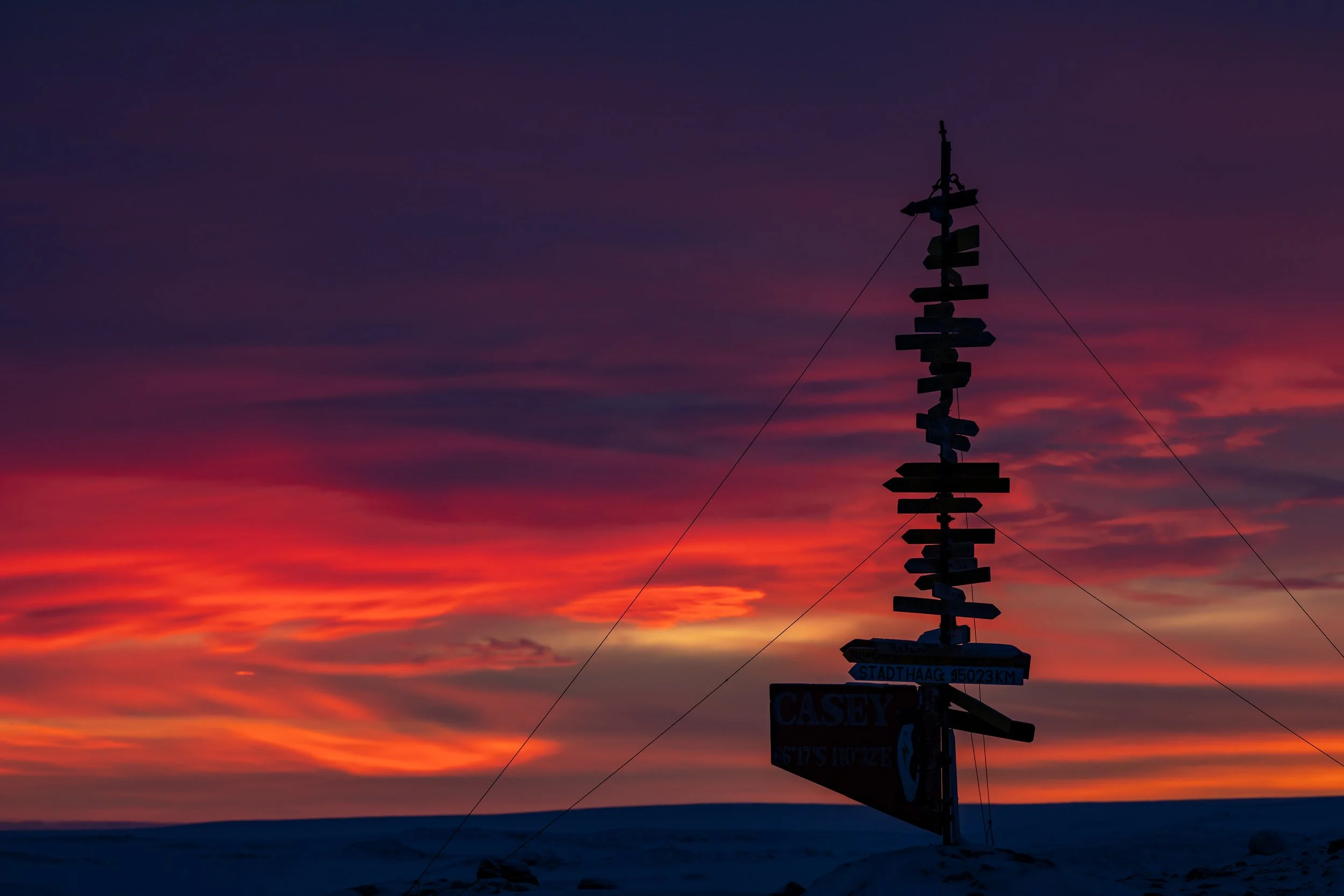 C387 - 4th of July 10:14 am - Fiery, vivid sunrise at Casey
