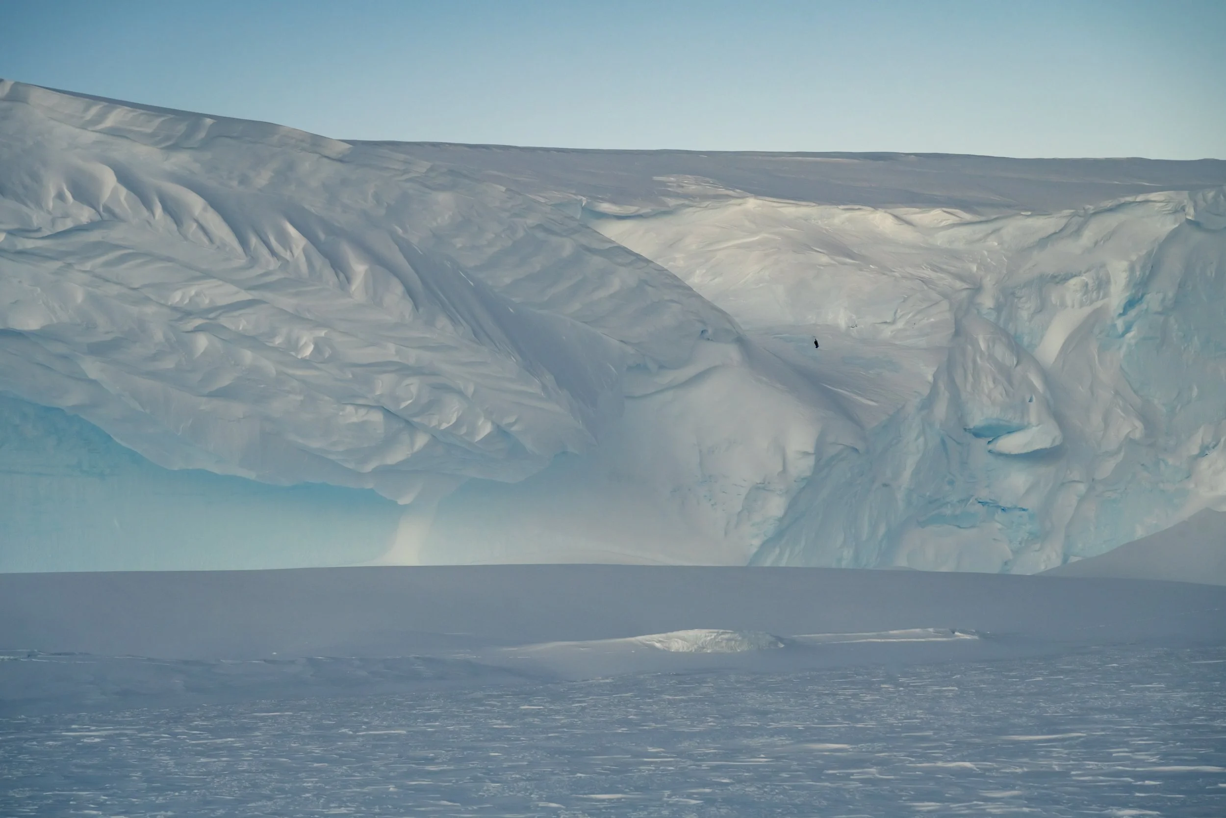 C389 - 10th of July 11:41 am - Ice cliffs in Sparkes Bay 
