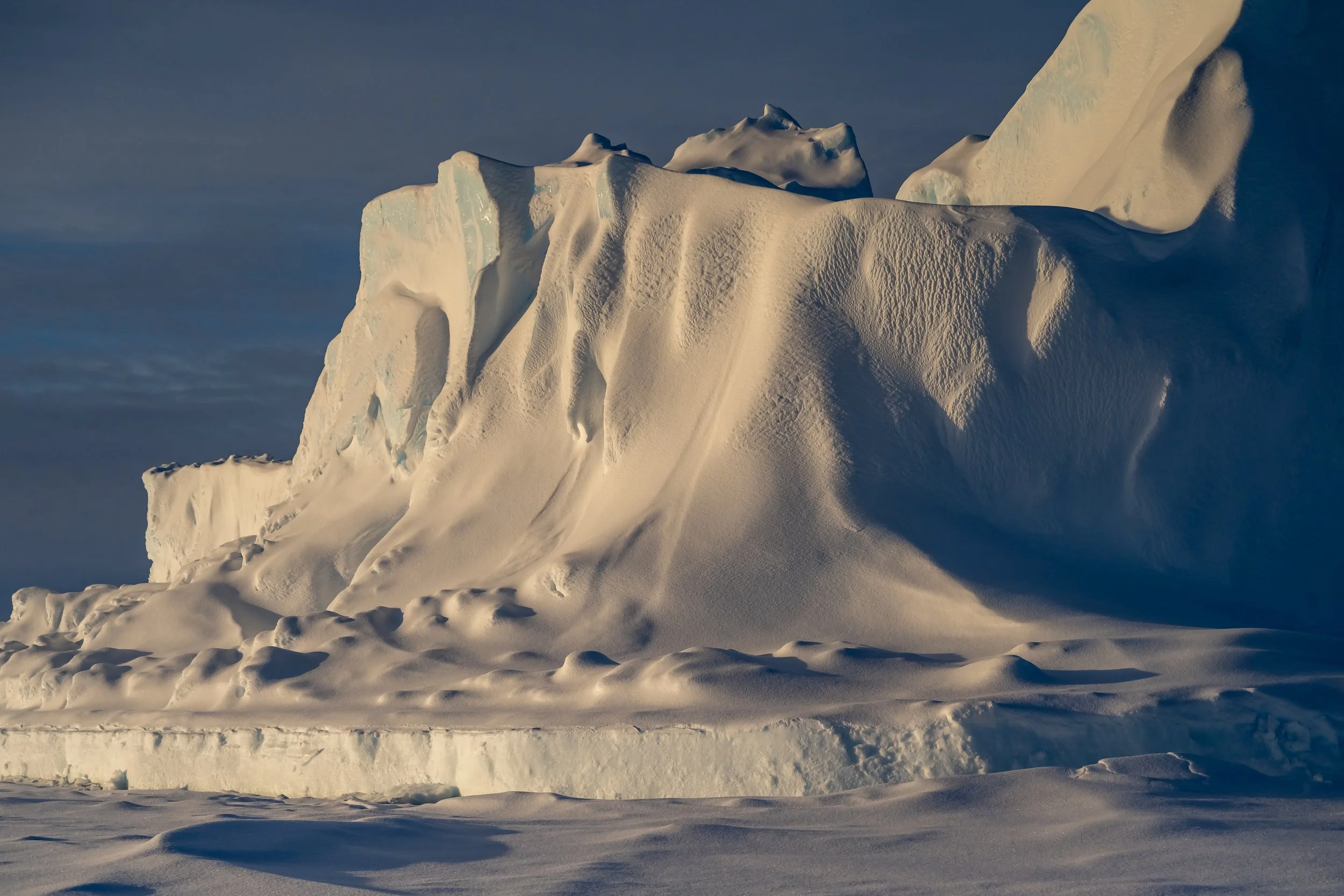 C430 - 7th of August 1:40 pm - Walked on the  sea ice amongst the Swain Group of islands, to this big grounded ice berg