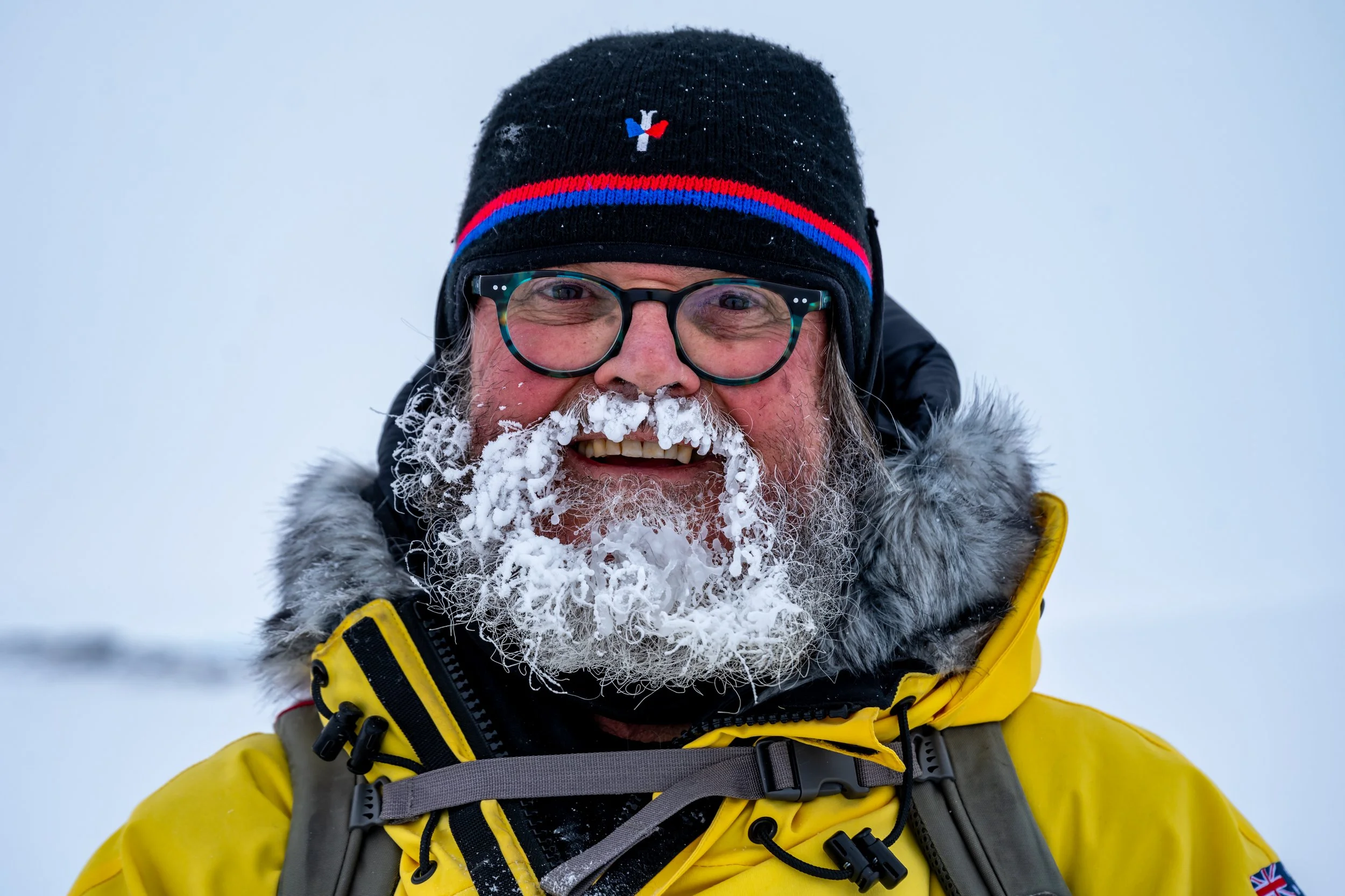 C435 - 20th of August 4:38 pm - Me, after a long walk to Patterson Rock on the  sea ice amongst the Swain Group of islands