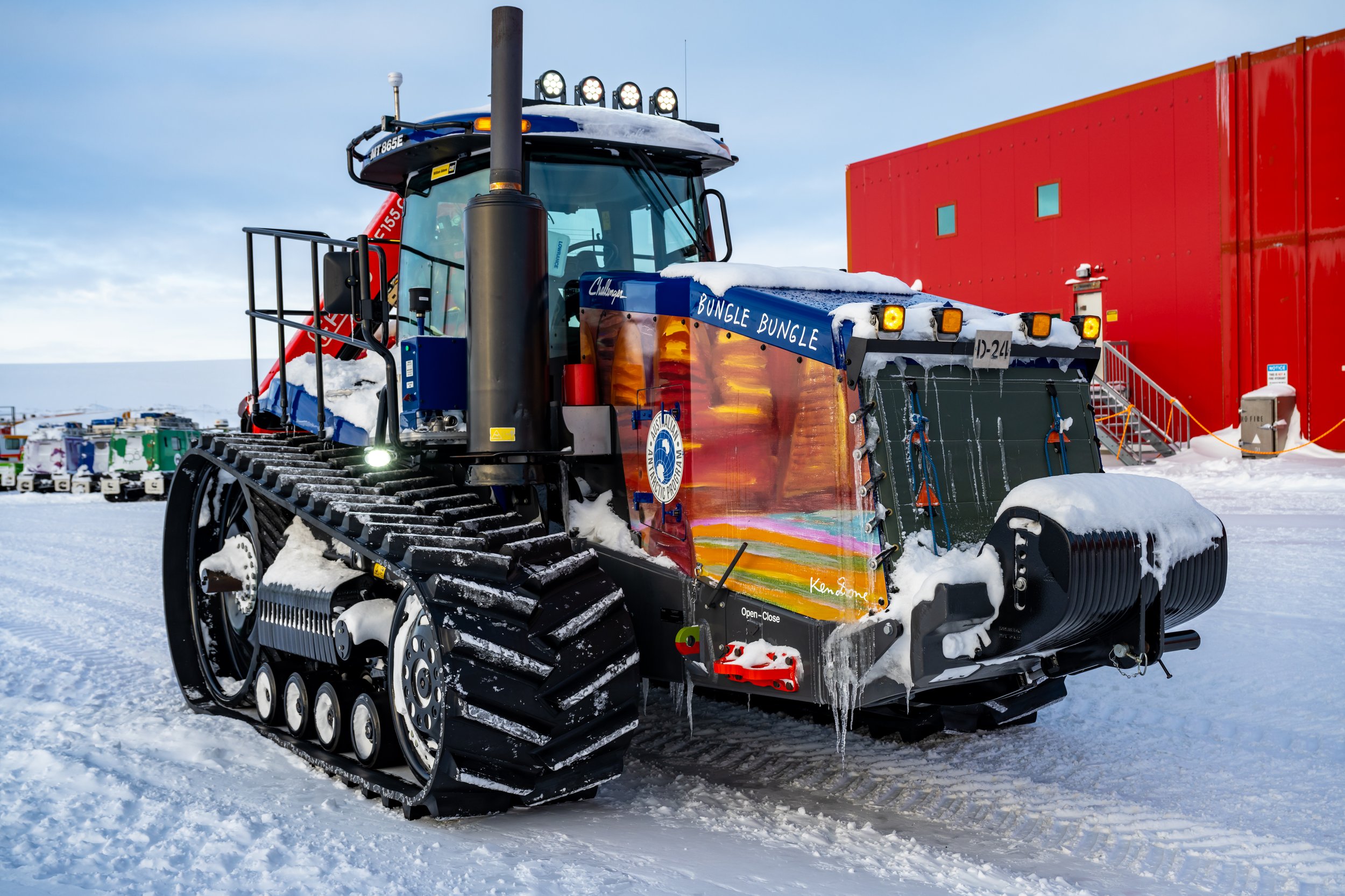 C441 - 9th of August 1:51 pm - One of six tractors to be used in the Million Year Ice Core Project