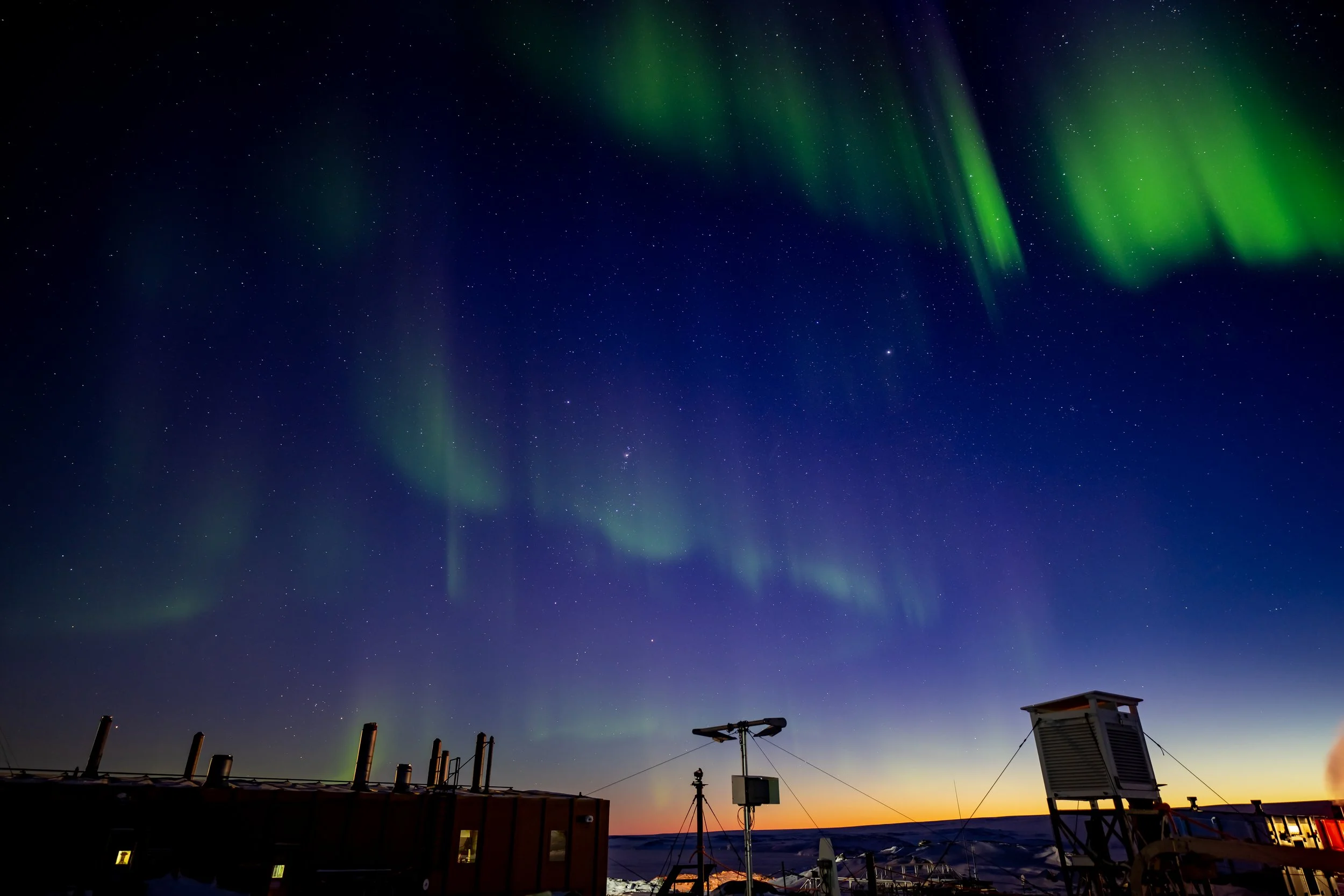 C444 - 18th of August 6:38 am - Early morning Aurora to the north