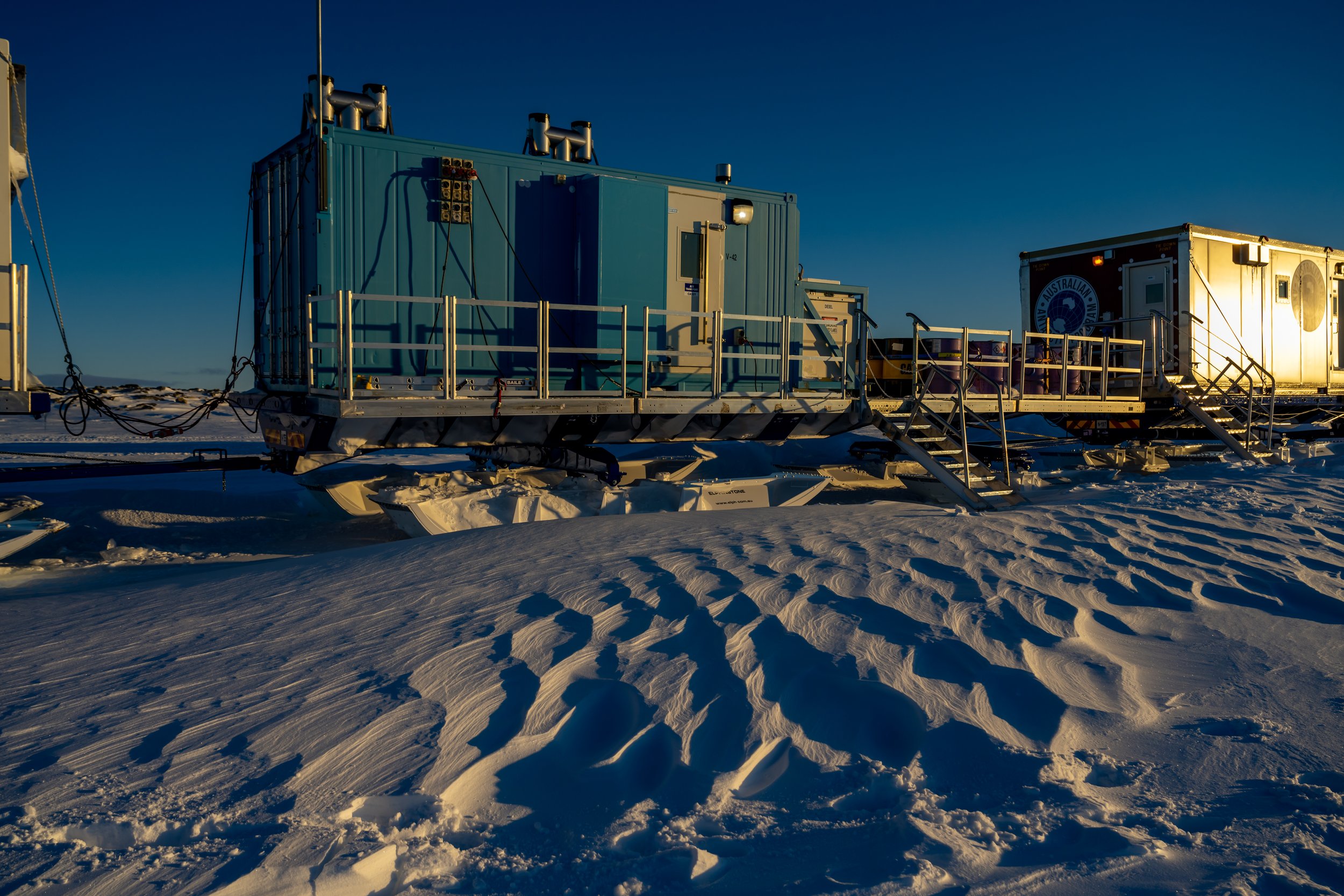 C523 - 7th of September 4:52 pm - Parking area for the sleds used for theMillion Year Ice Project 