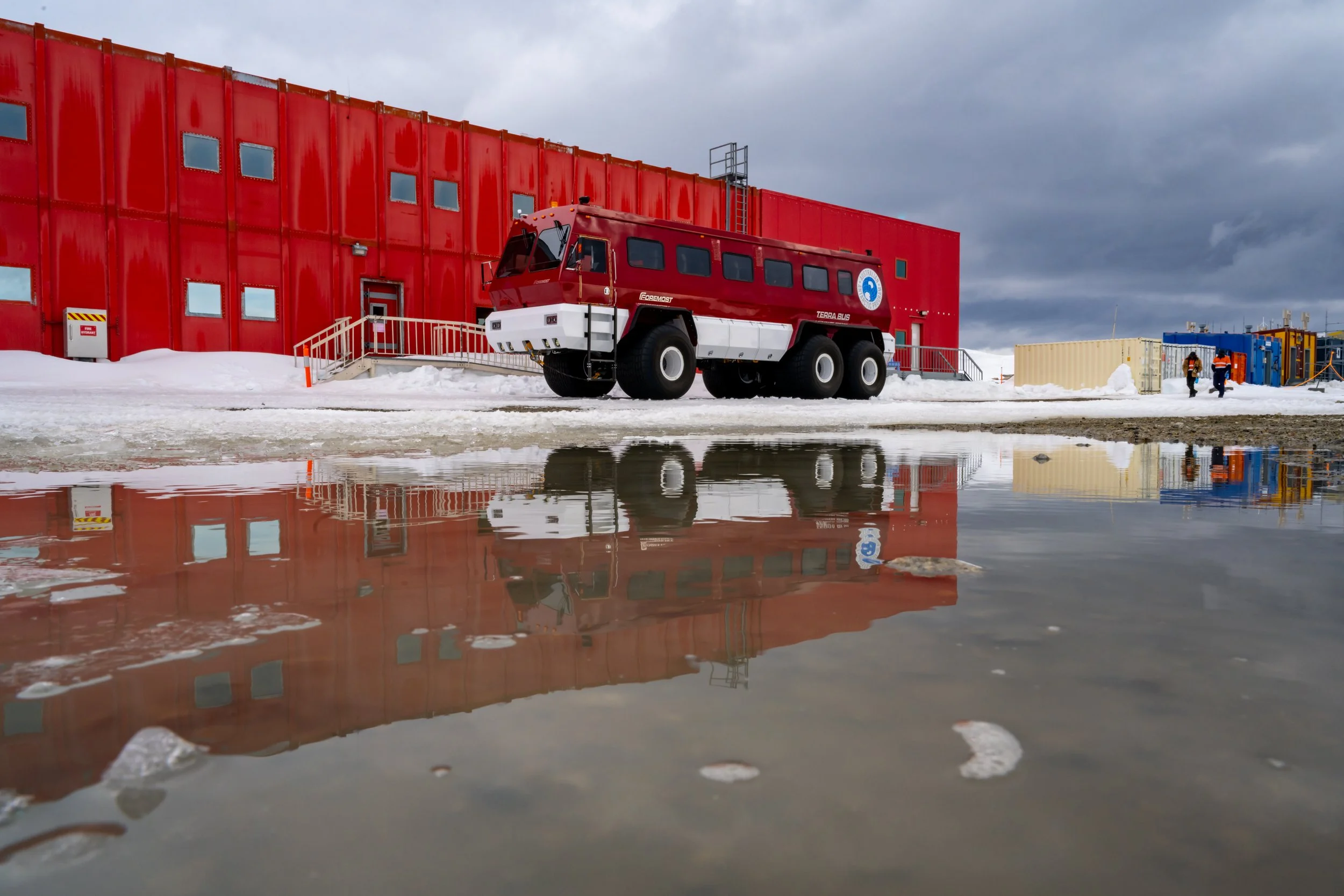 C619 - 24th of November 2022 5:47 pm - The Terra Bus ready for departure to Wilkins to pick up incoming expeditioners