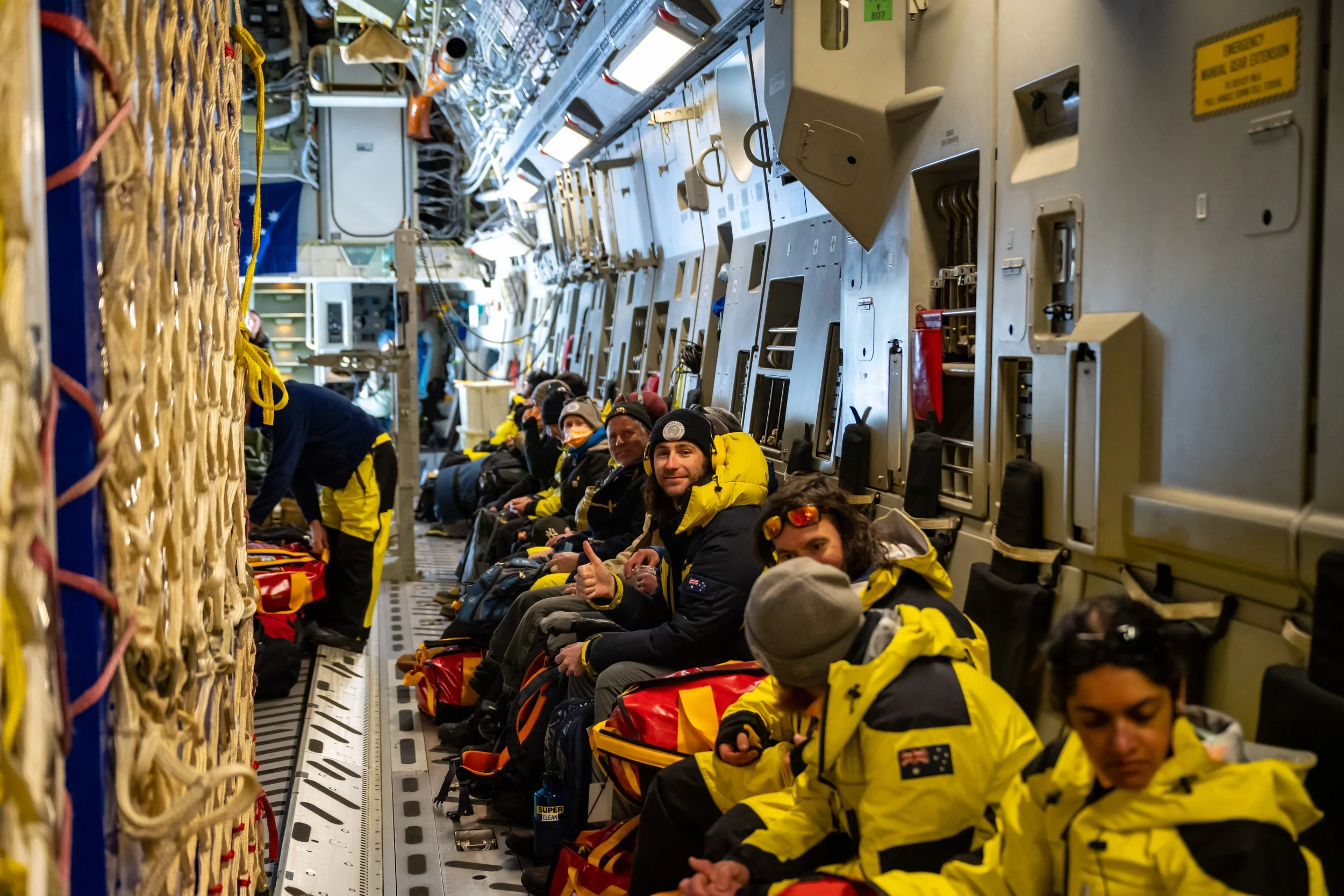 C621 - 26th of November 2022 12:54 pm - ANARE 75 departure day - all aboard the RAAF C17A Globemaster 